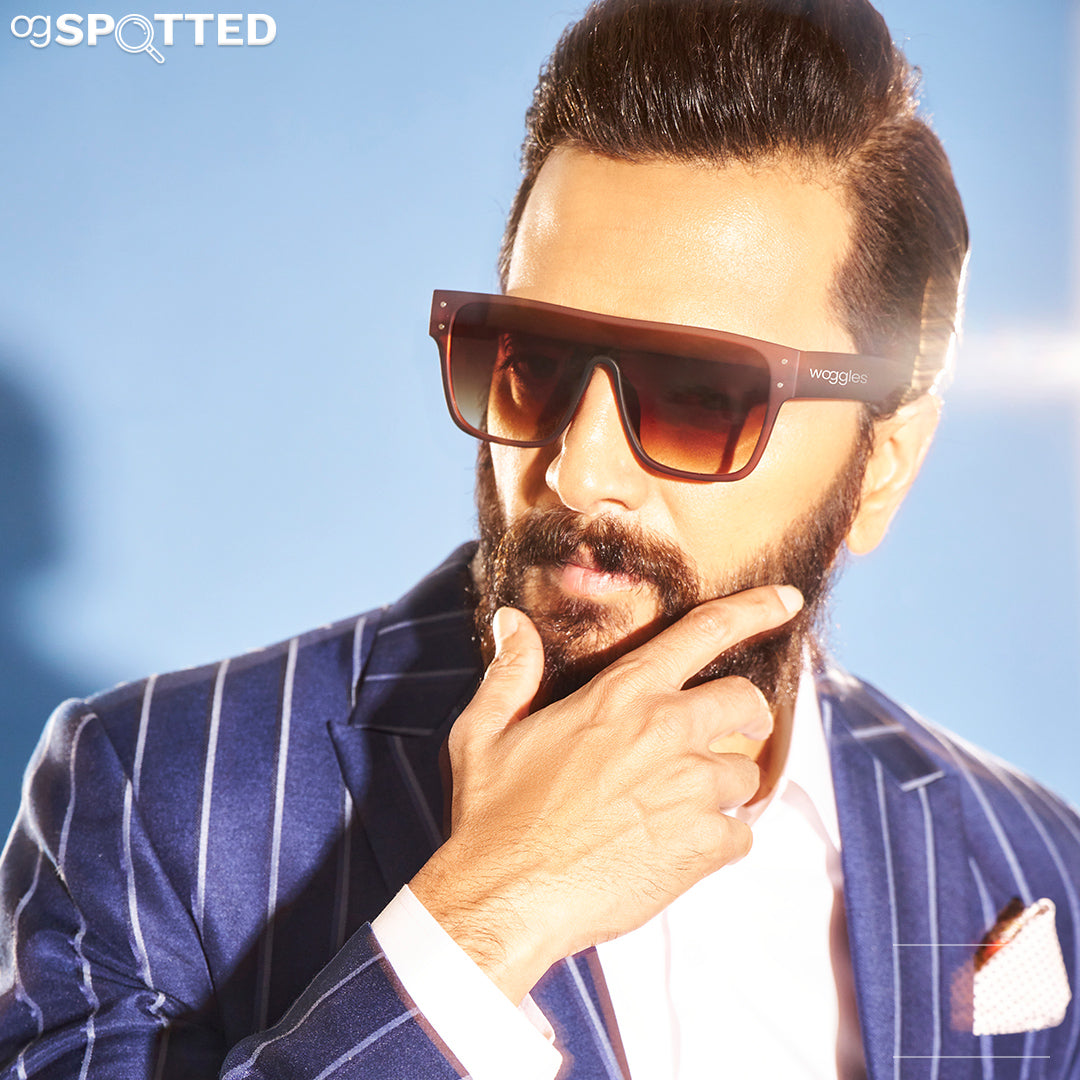 Bash Brown Oversize Sunglasses