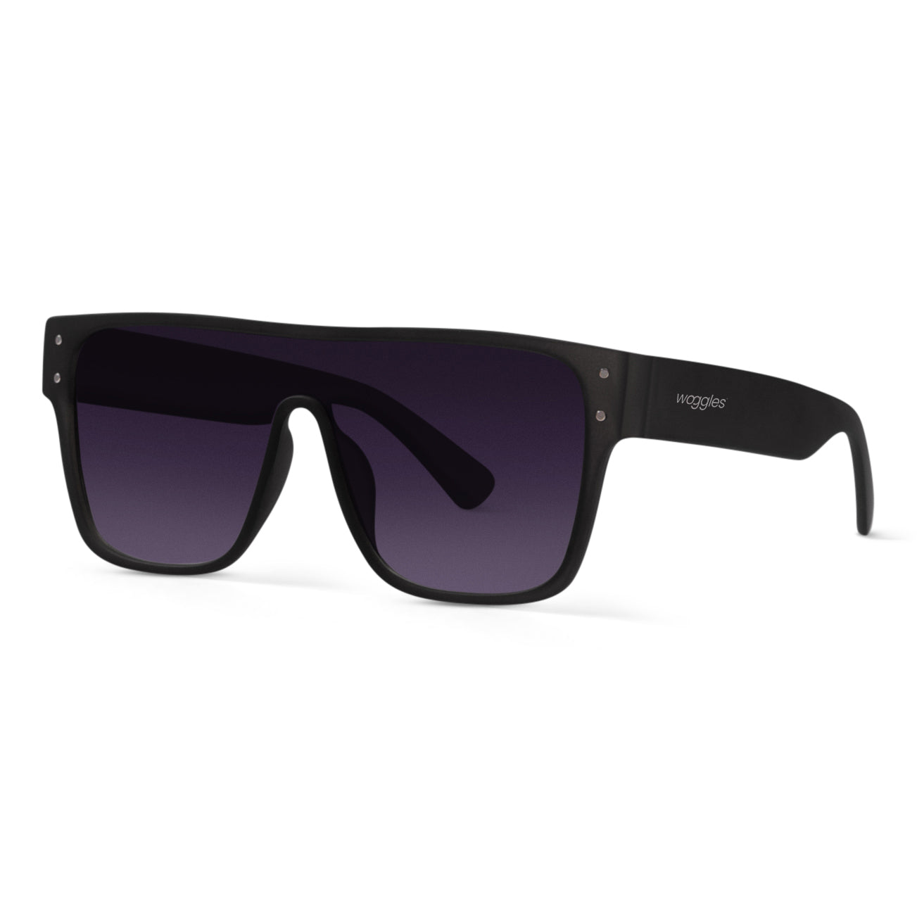 Luminary Black Oversize Sunglasses