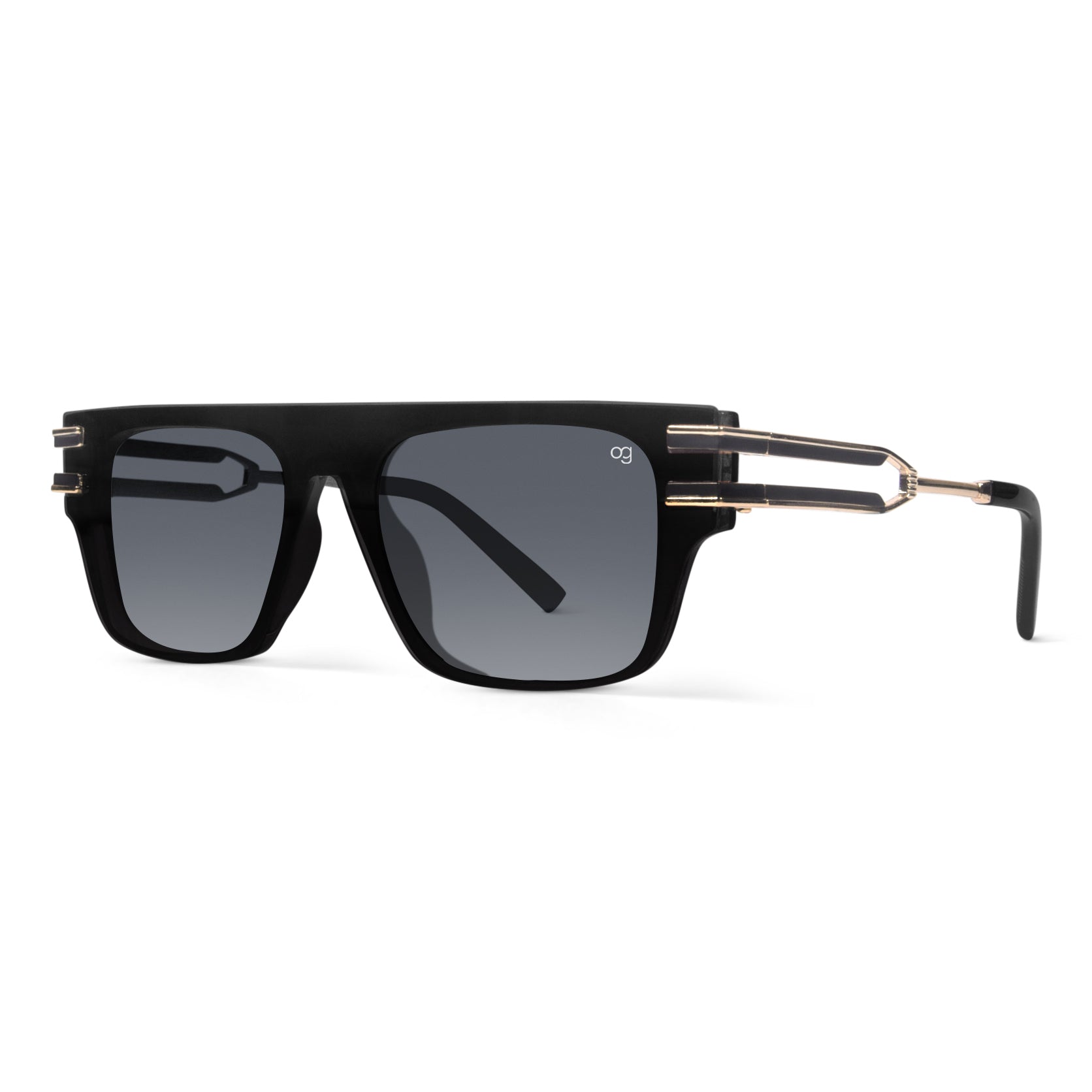 Monolith Black Rectangle Sunglasses