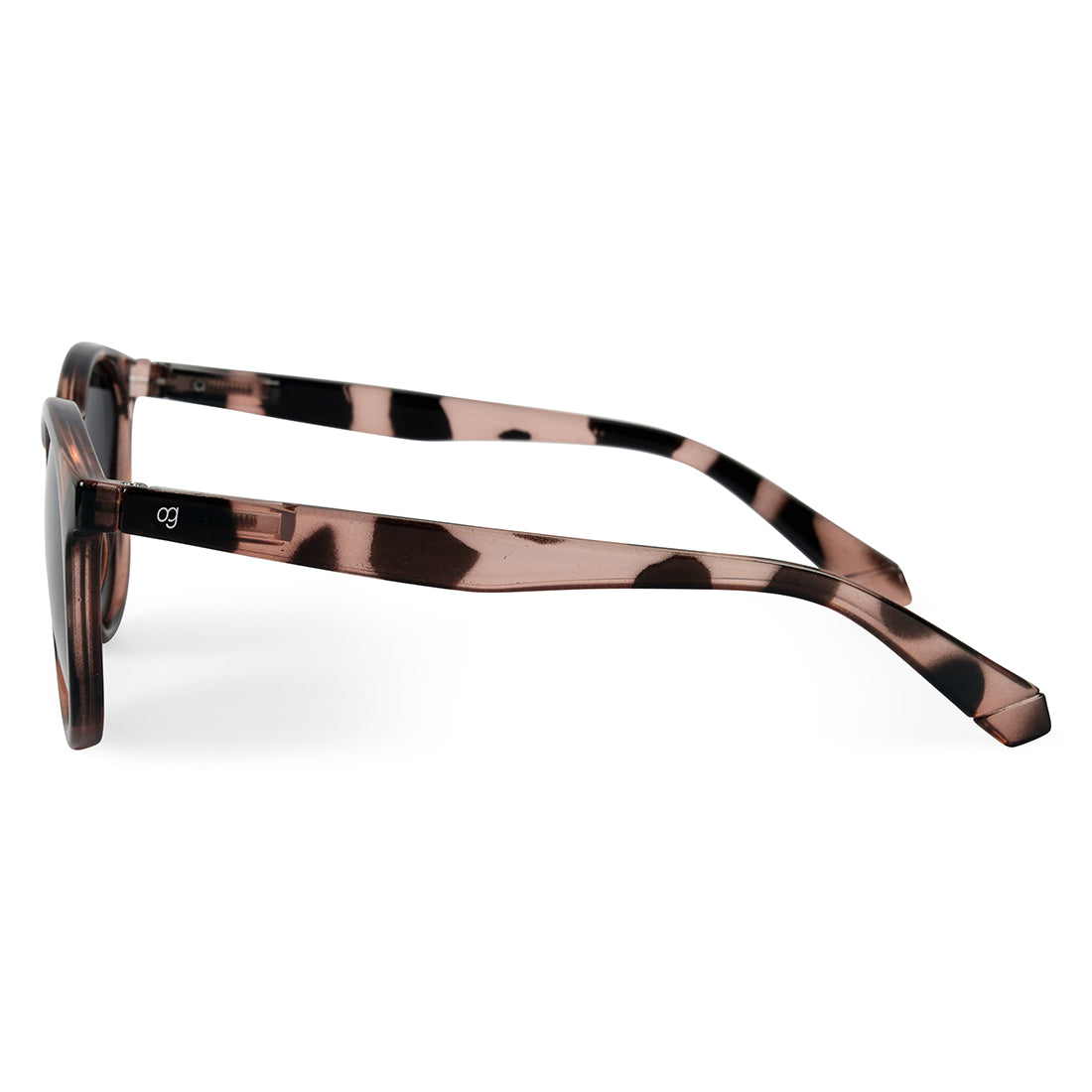 Radon Black Polarized Round Sunglasses