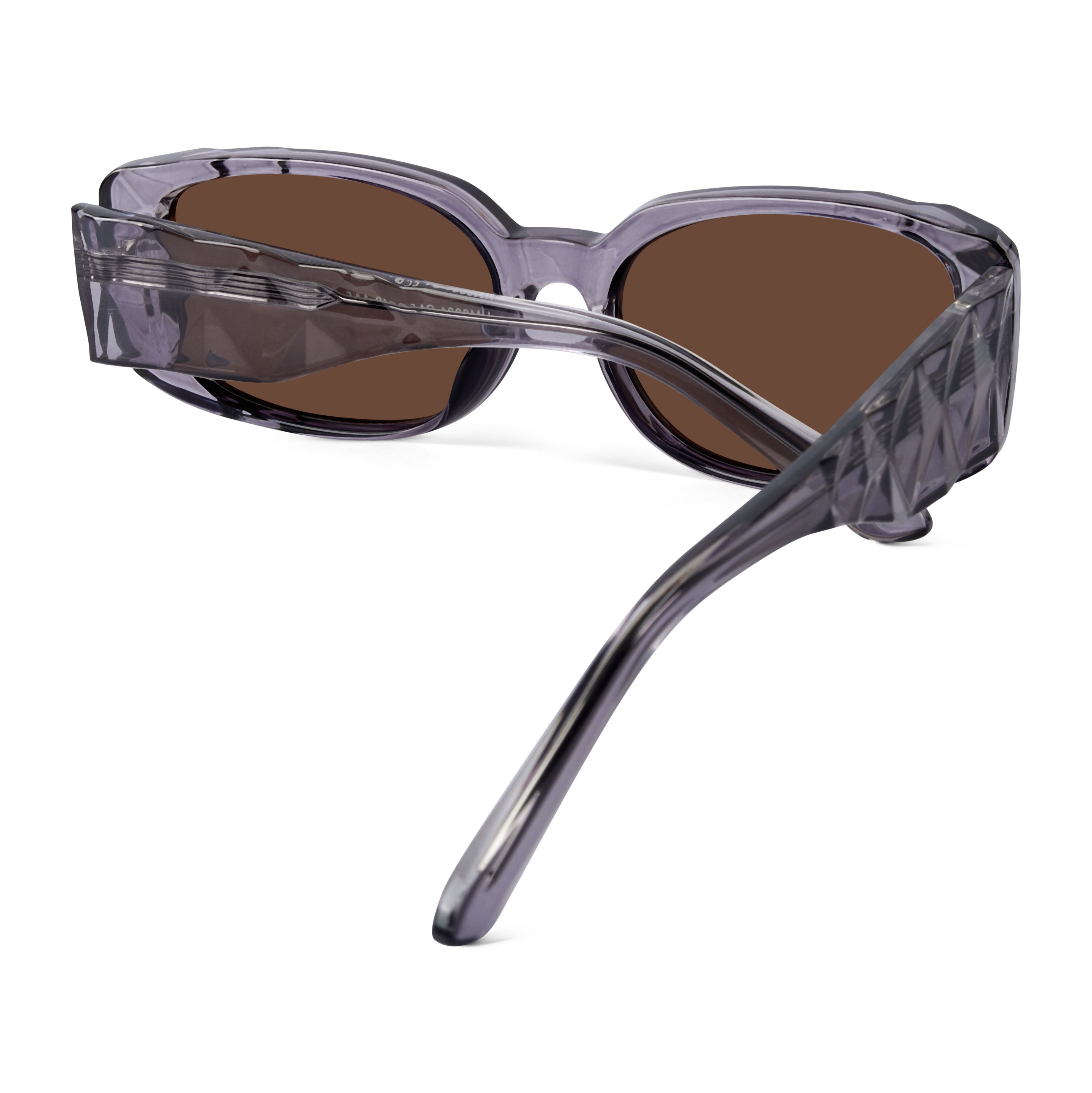 Aetheris Brown Rectangle Sunglasses