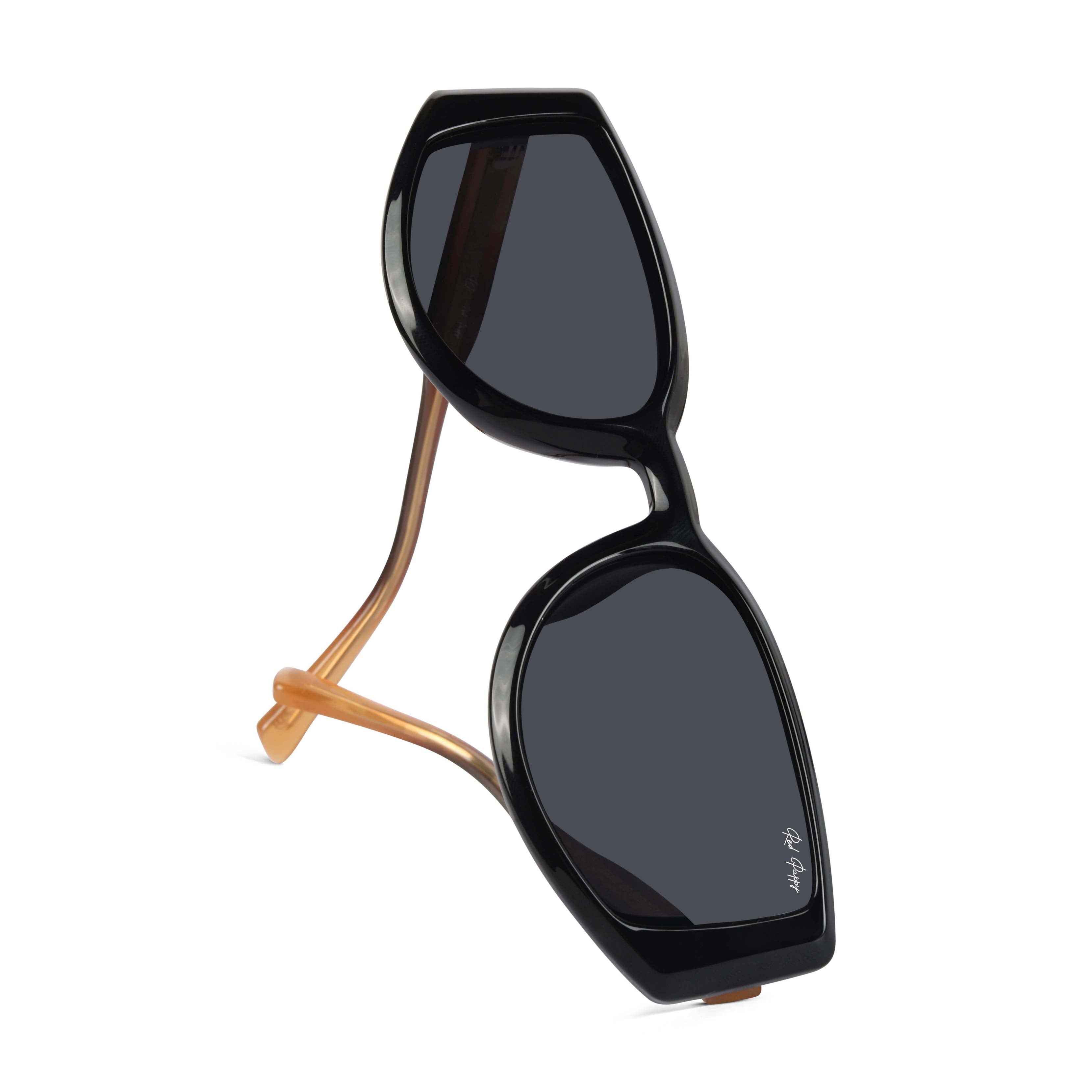 Alcove Orange Polarized Rectangle Sunglasses
