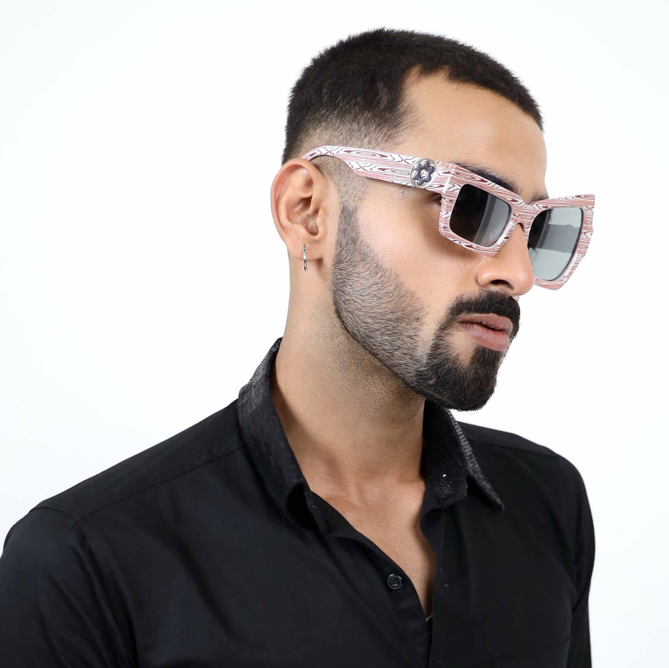 Aurify Mirror Asymmetrical Sunglasses