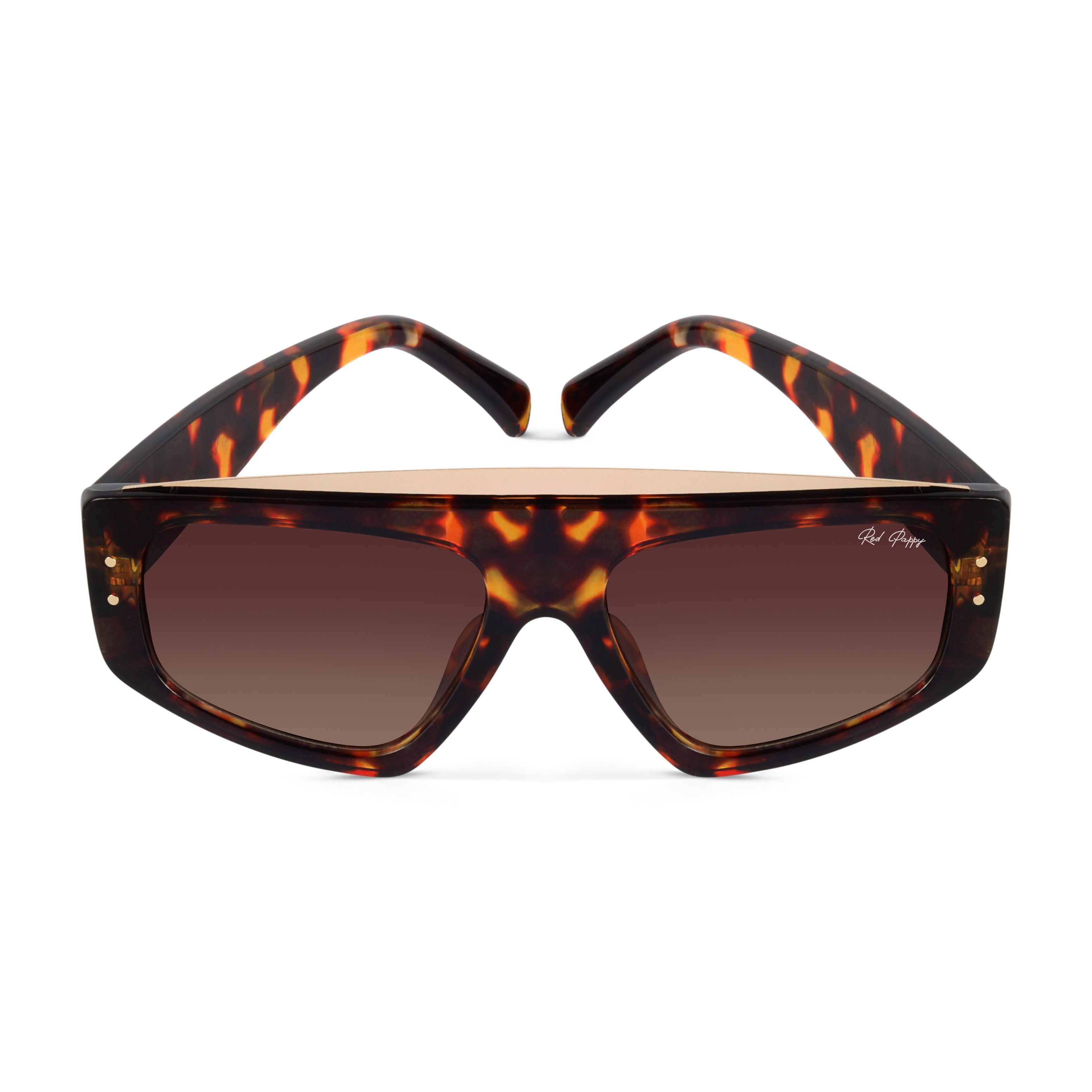 Aurion Brown Rectangle Sunglasses