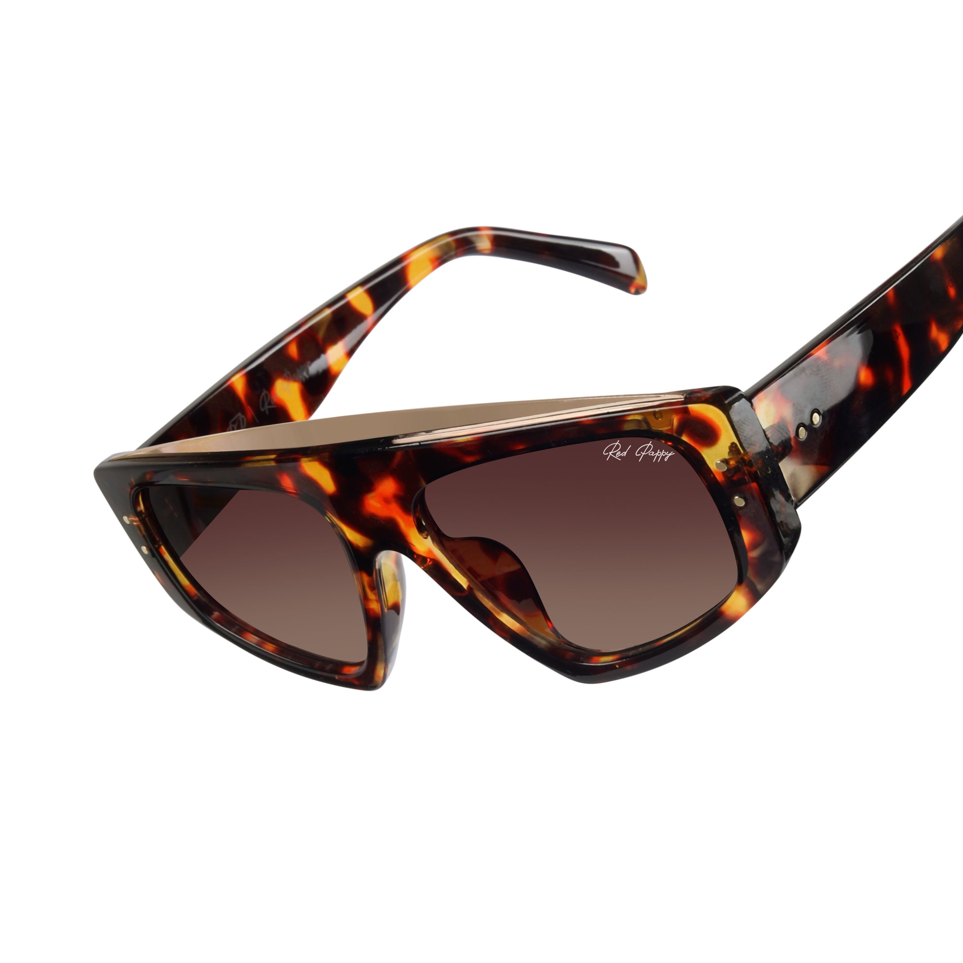 Aurion Brown Rectangle Sunglasses