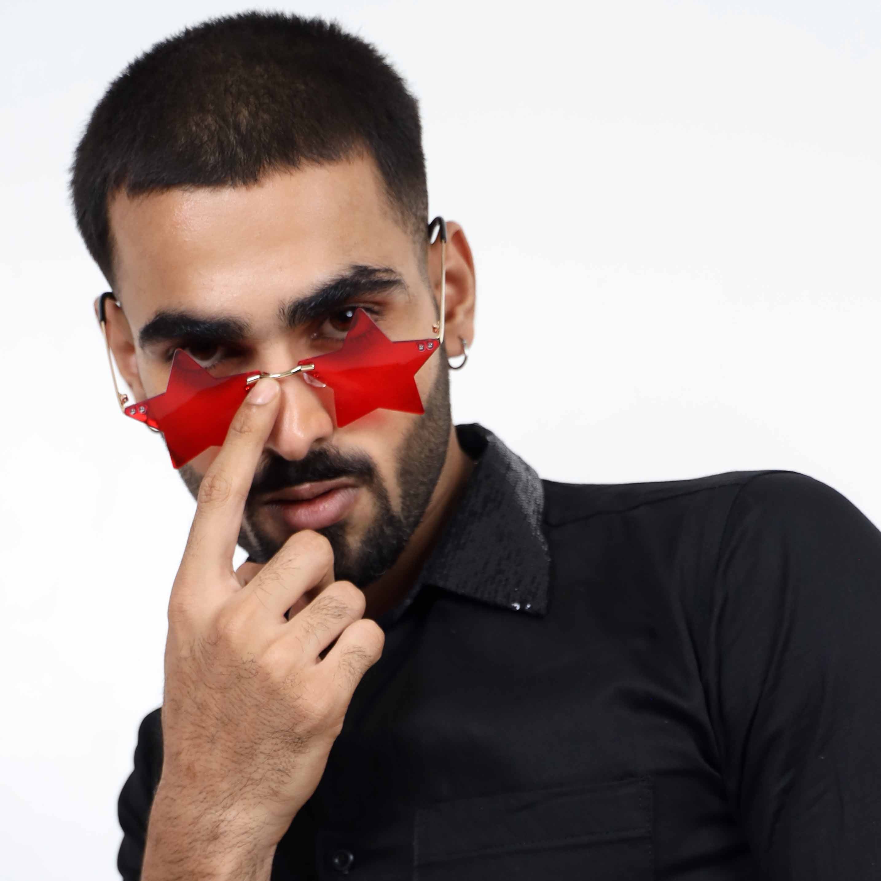 Ciel Red Star Sunglasses