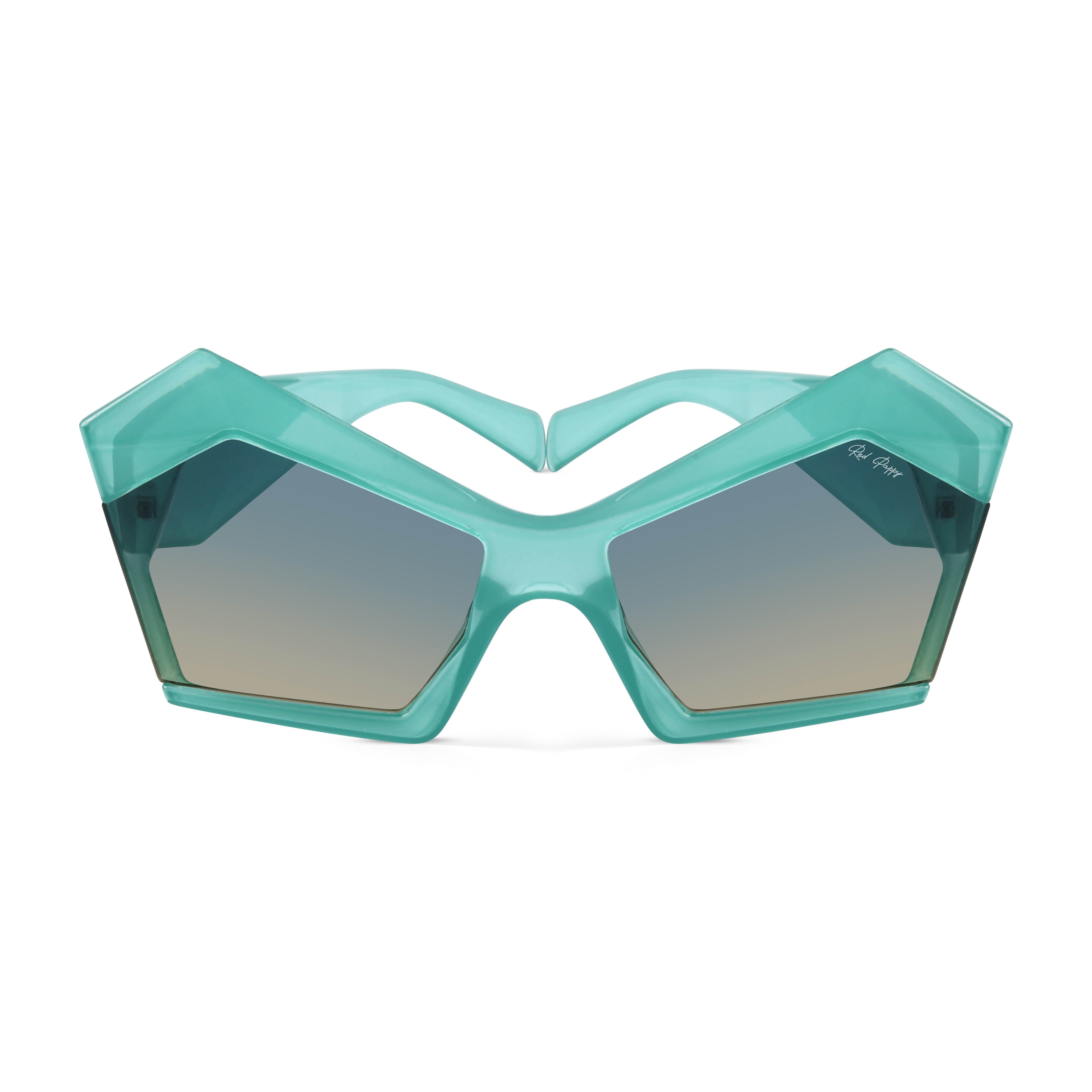 Faye Green Cateye Sunglasses