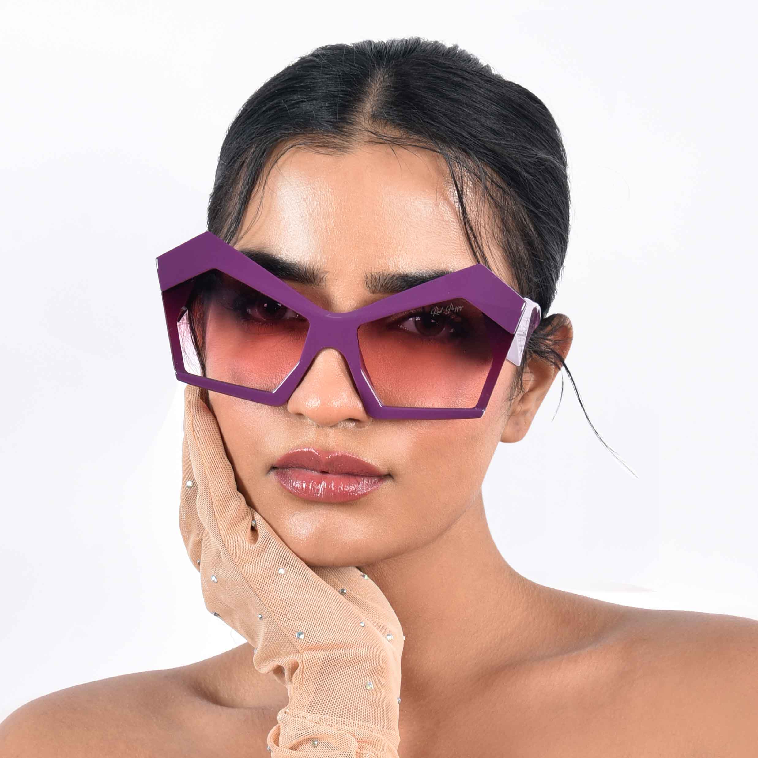 Faye Purple Cateye Sunglasses