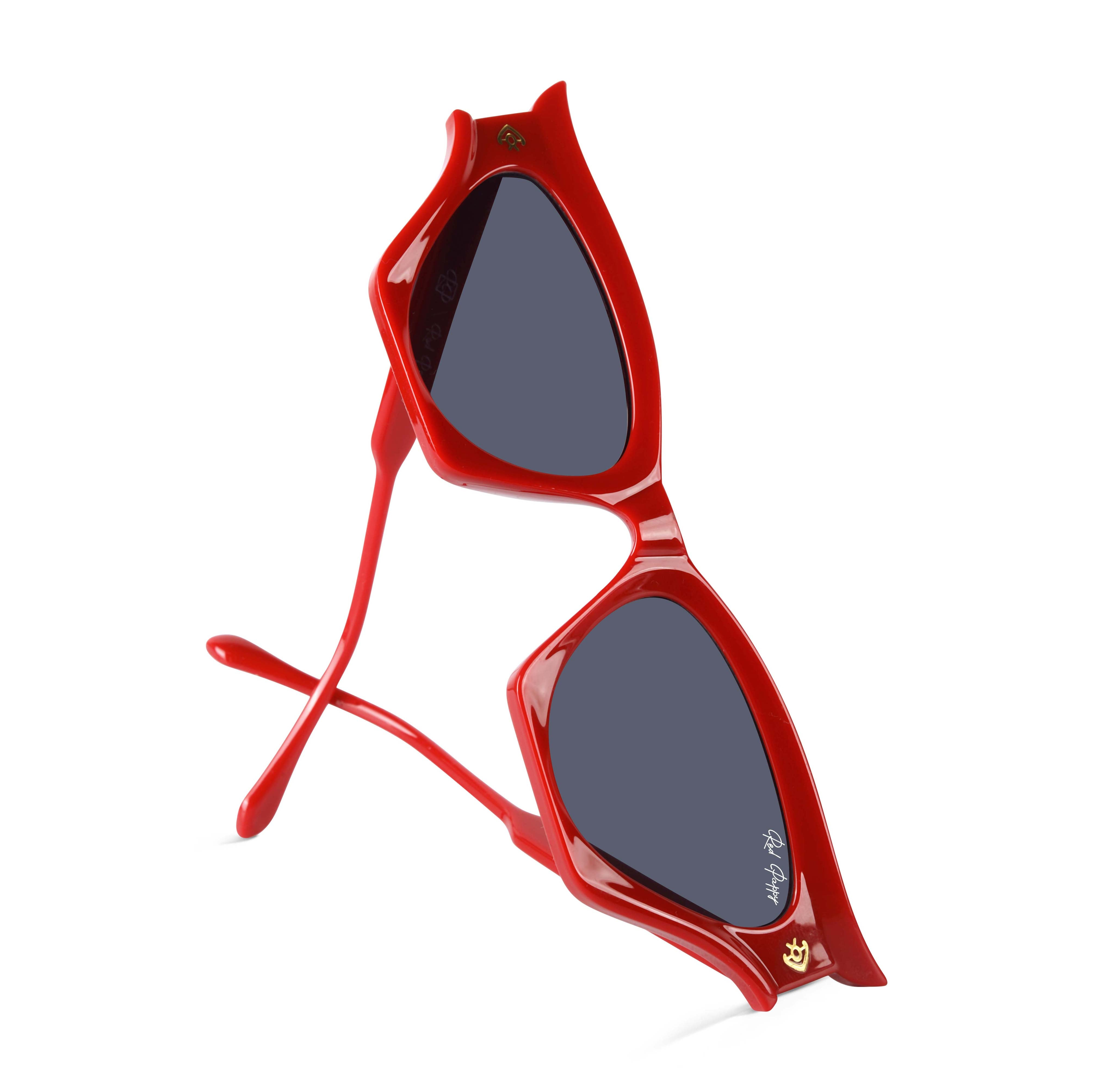 Flauxis Blue Cateye Sunglasses