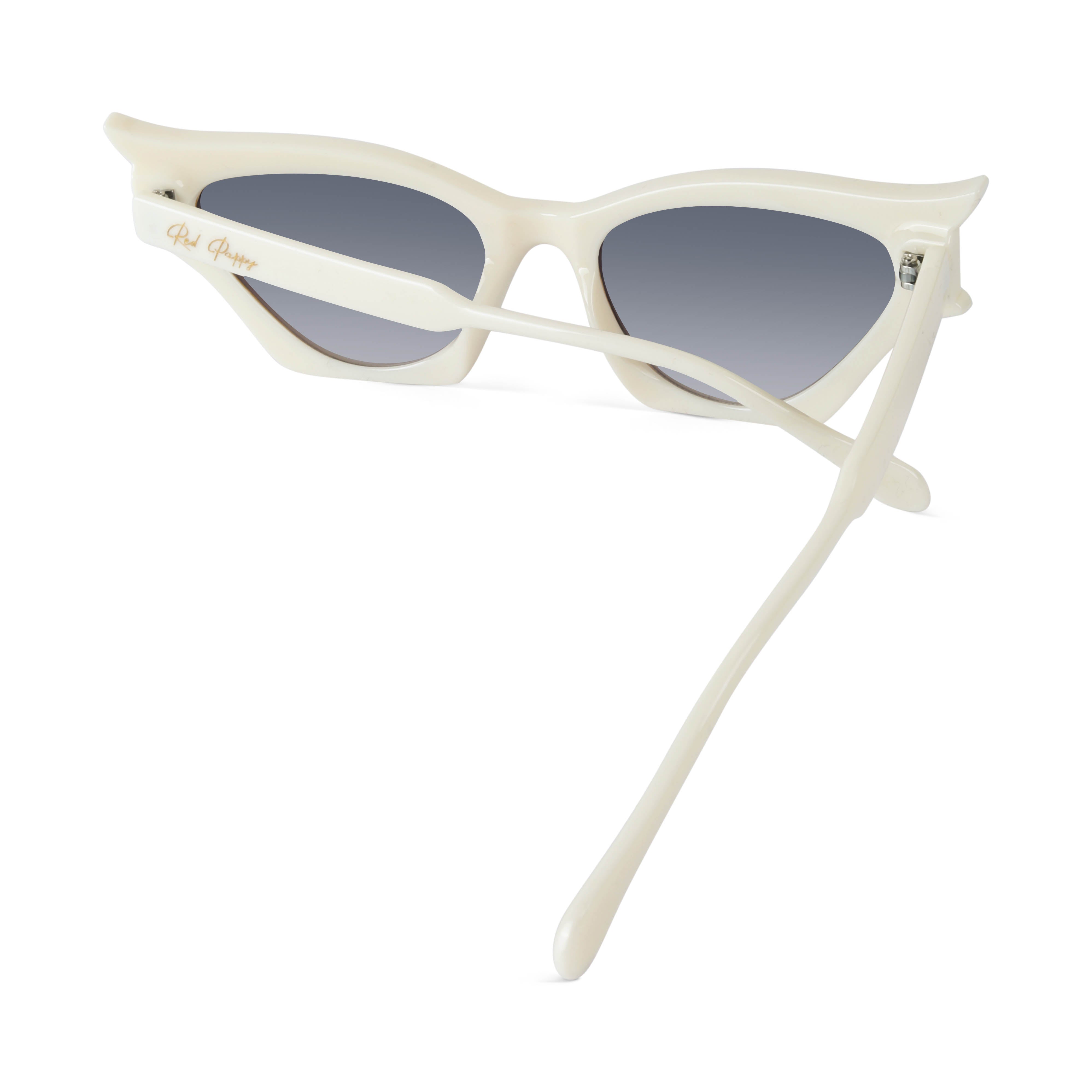 Flauxis Cream Cateye Sunglasses