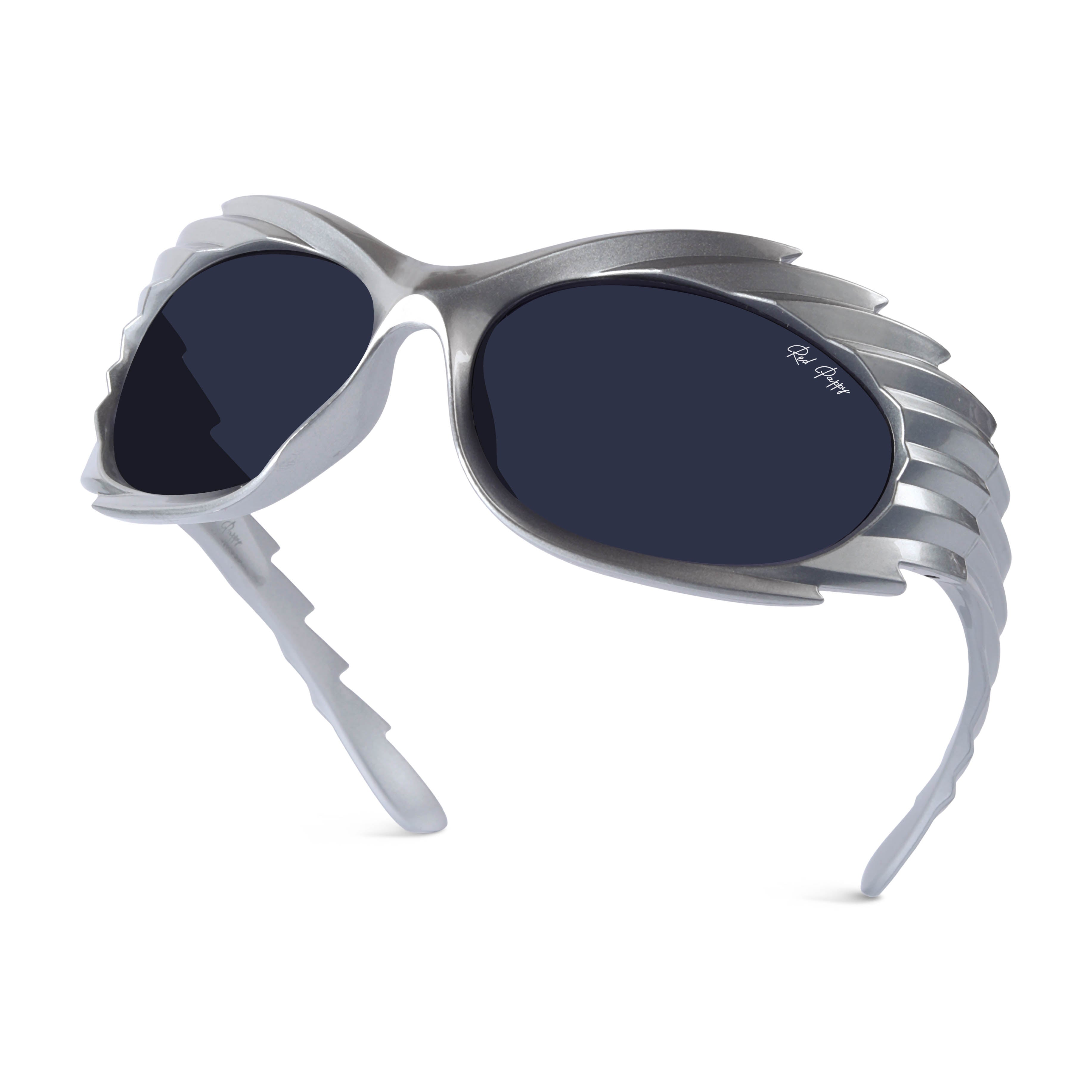 Glisune Blue Rectangle Sunglasses