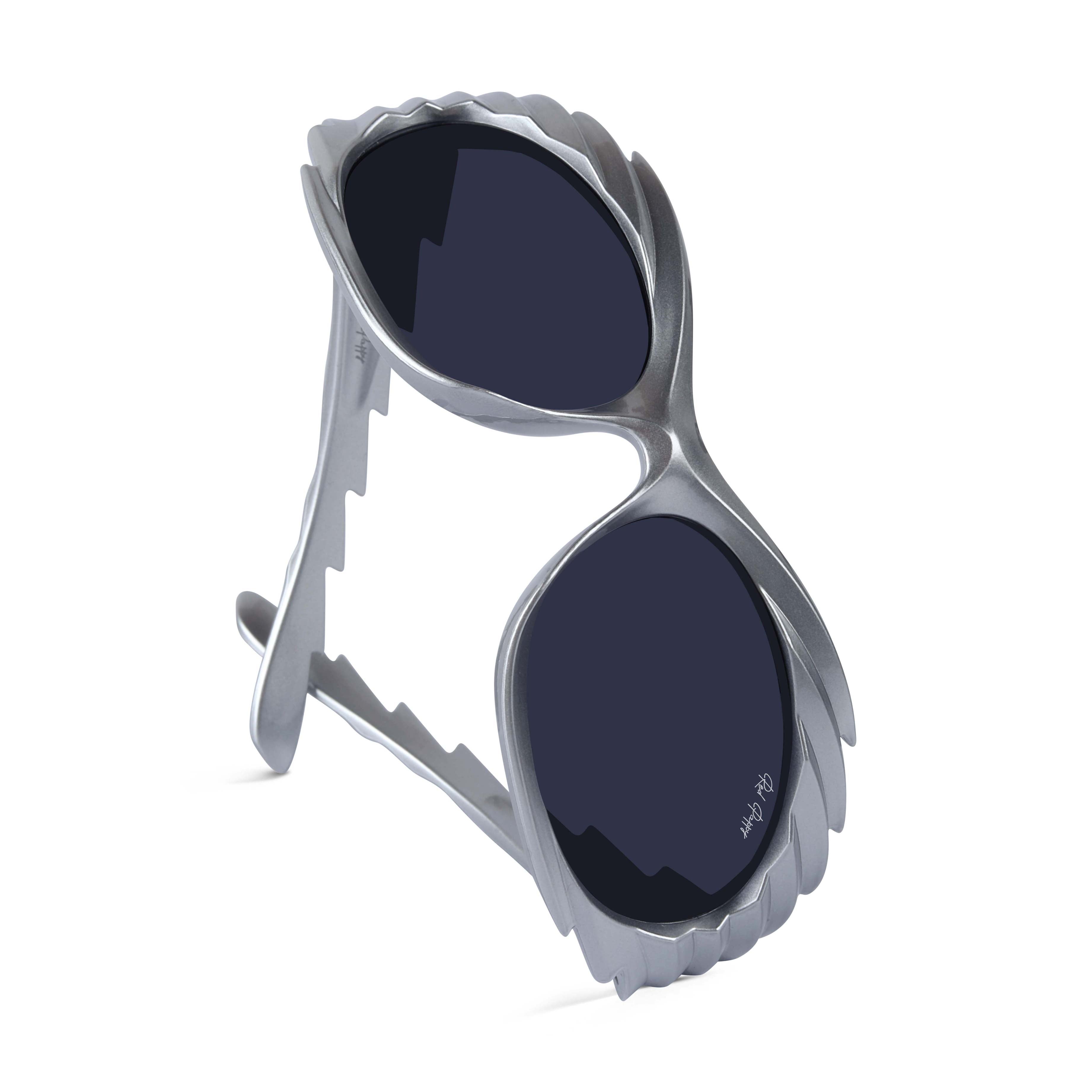 Glisune Blue Rectangle Sunglasses