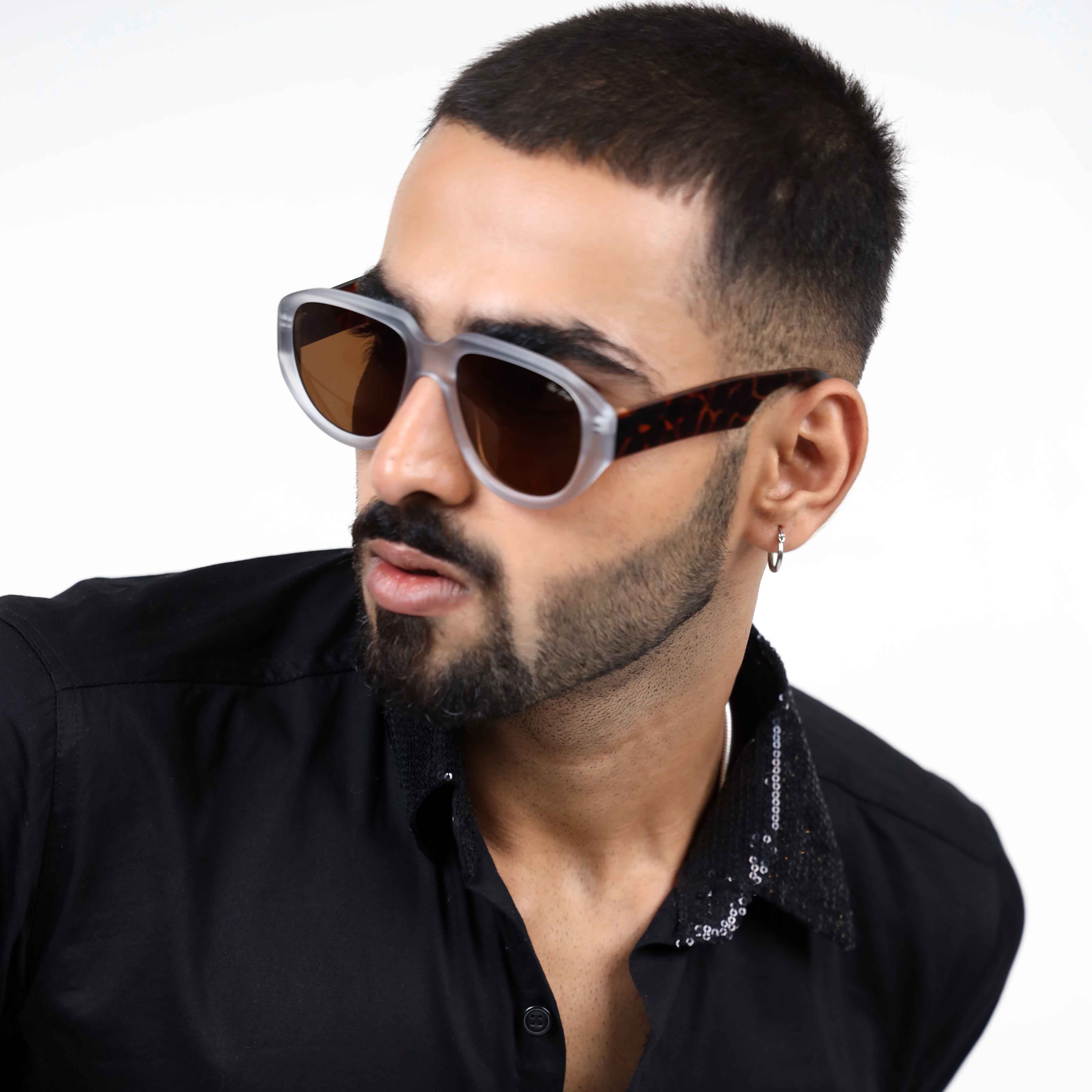 Lumivista Translucent Oversized Sunglasses