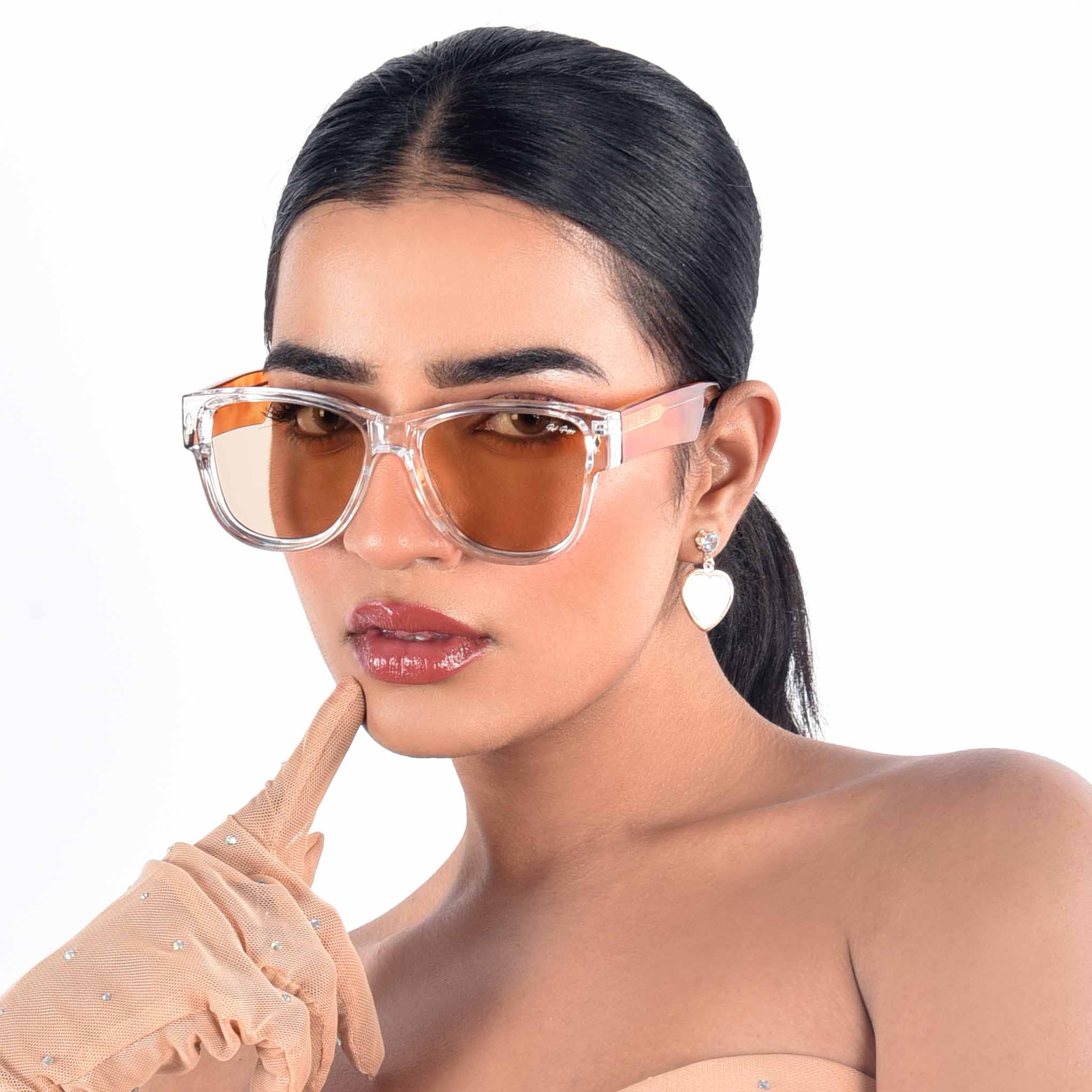 Majesty Transparent Wayfarer Sunglasses
