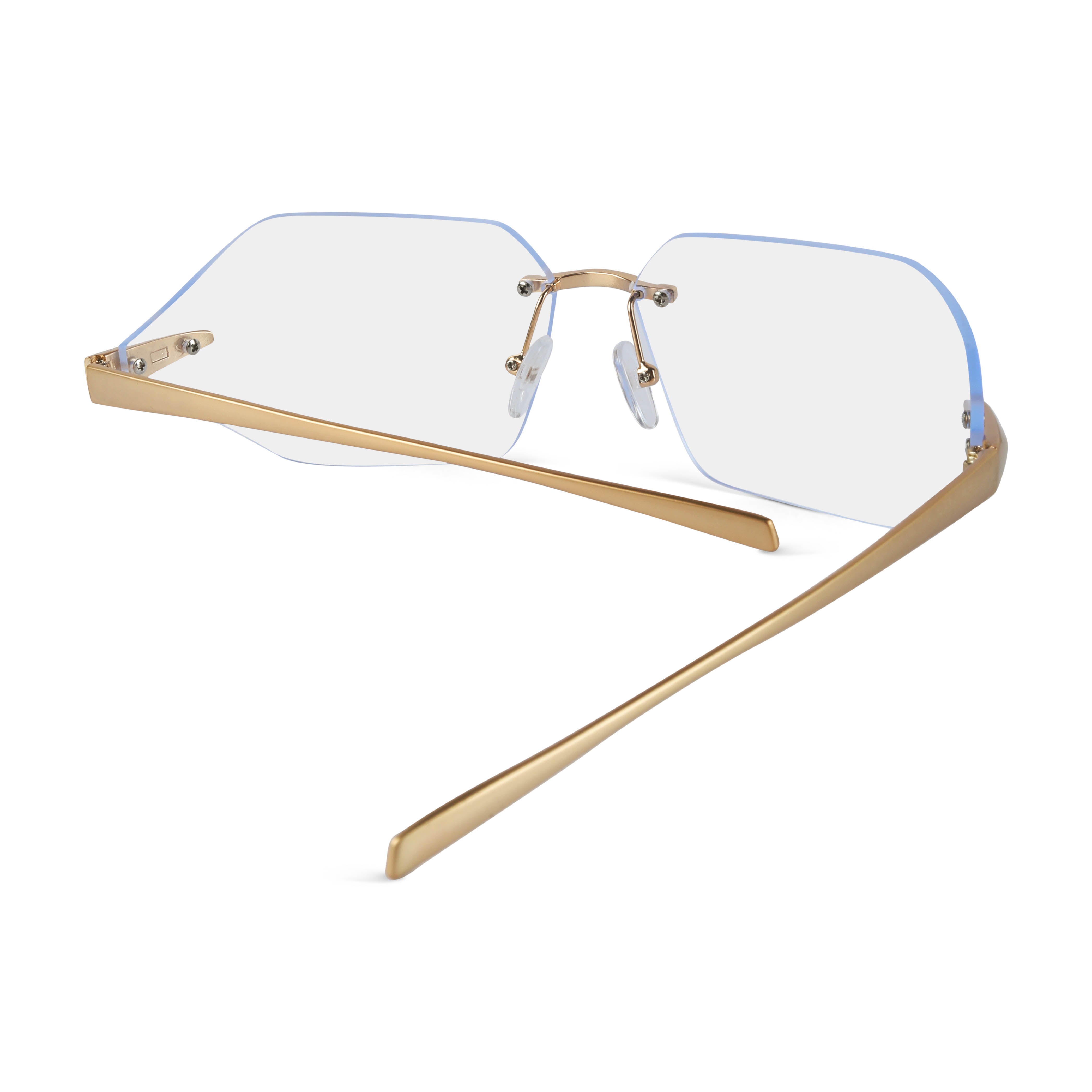 Mirage Transparent Rectangle Sunglasses