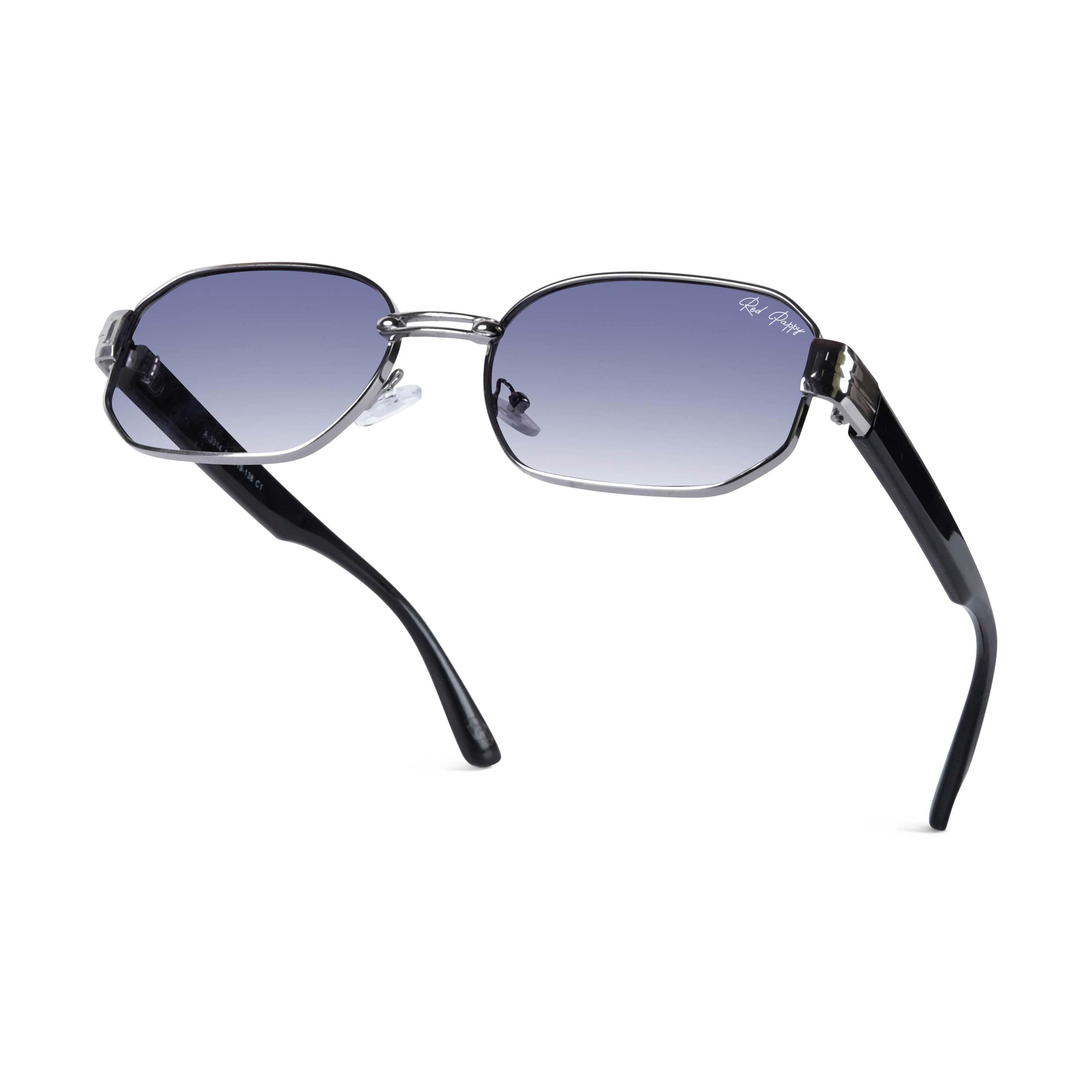 Noctis Black Rectangle Sunglasses