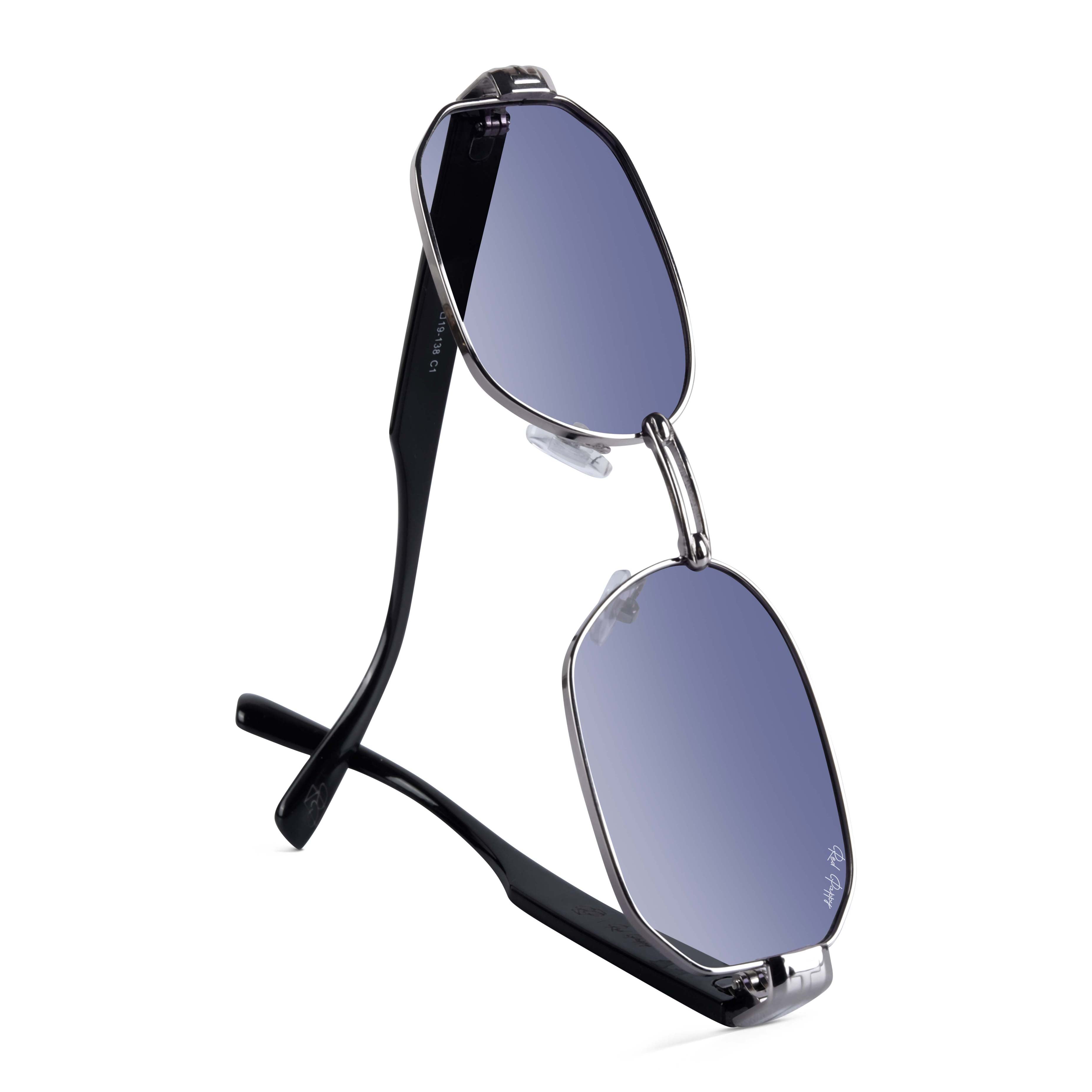 Noctis Black Rectangle Sunglasses