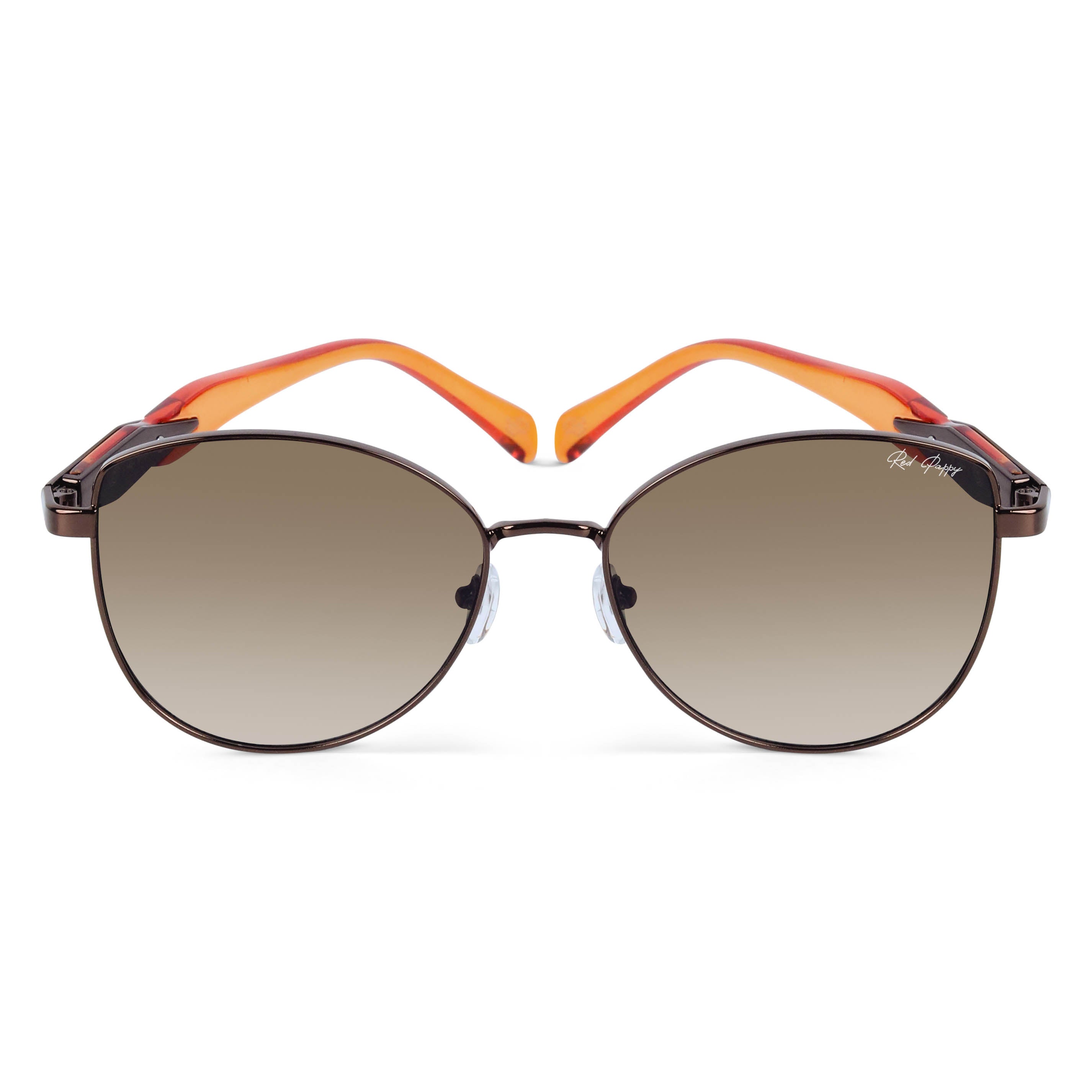 Nyctara Brown Cateye Sunglasses