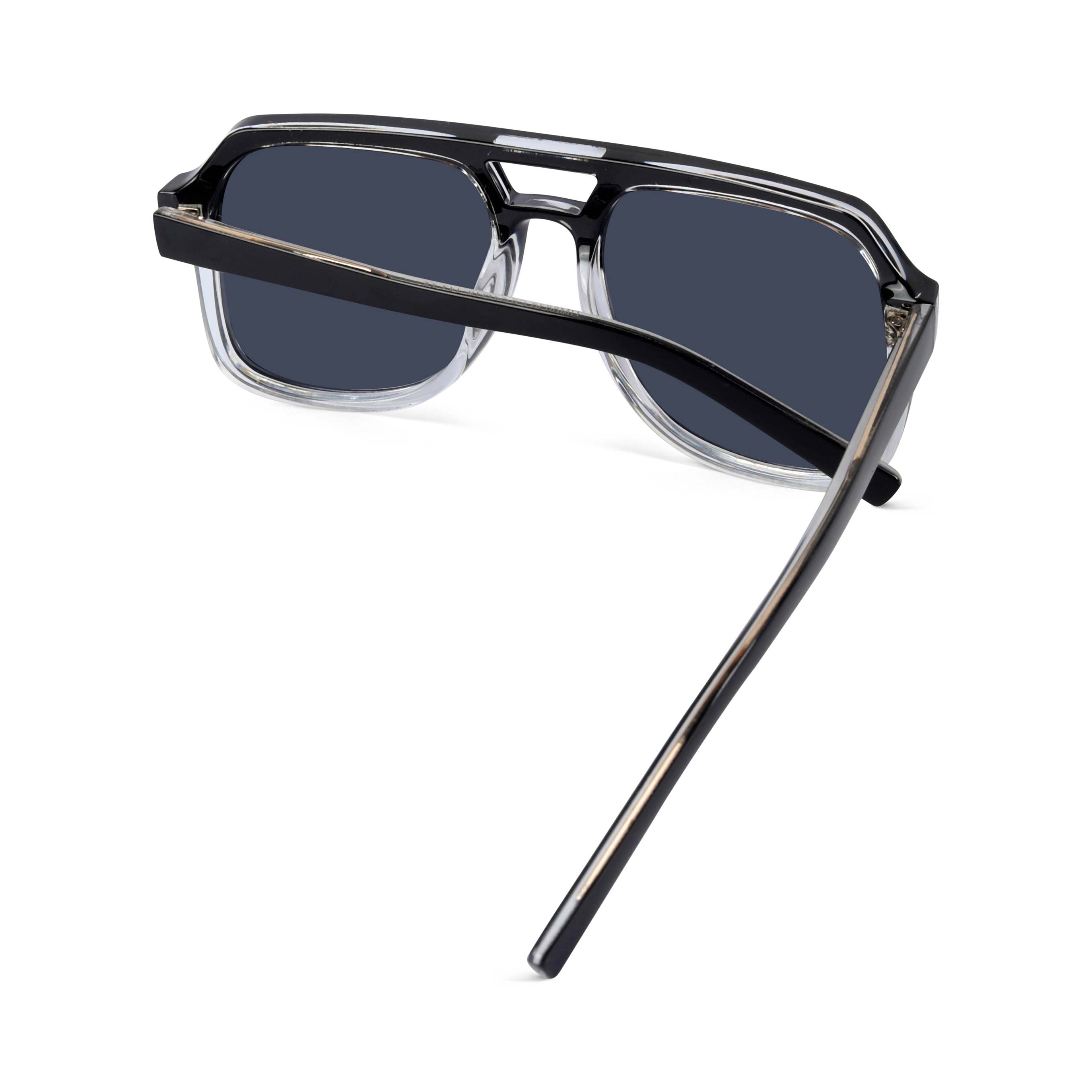 Pyre Black Aviator Sunglasses