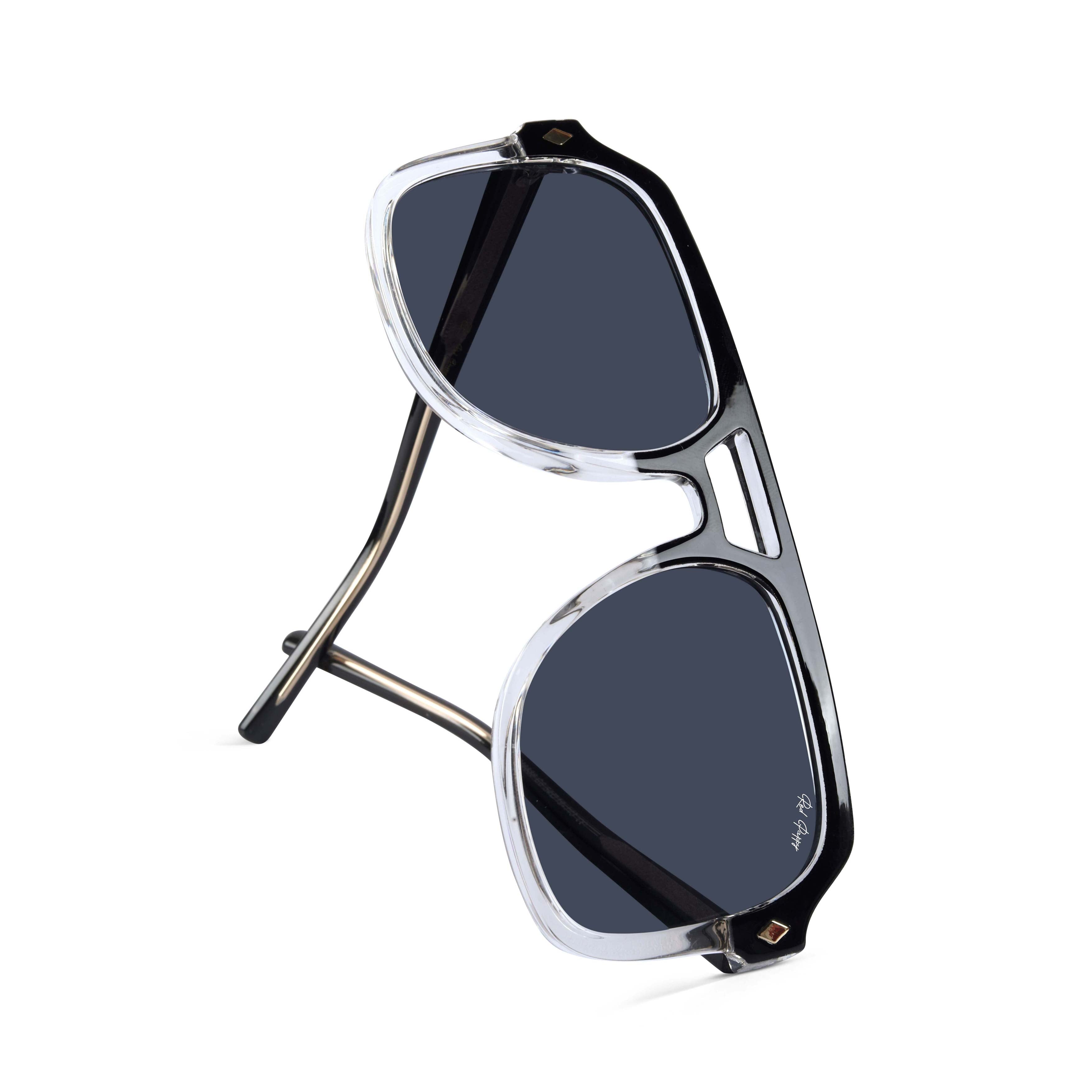 Pyre Black Aviator Sunglasses