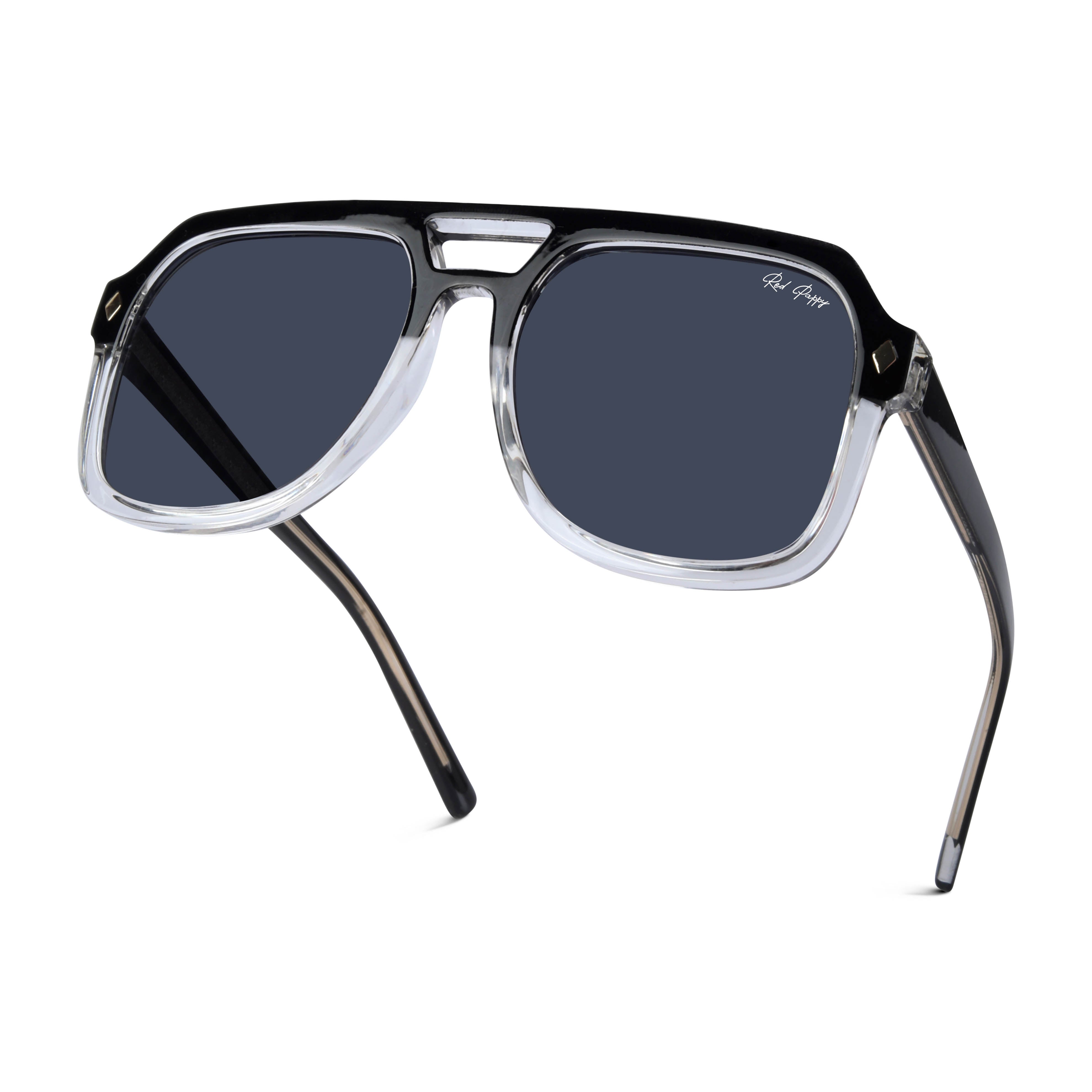 Pyre Black Aviator Sunglasses