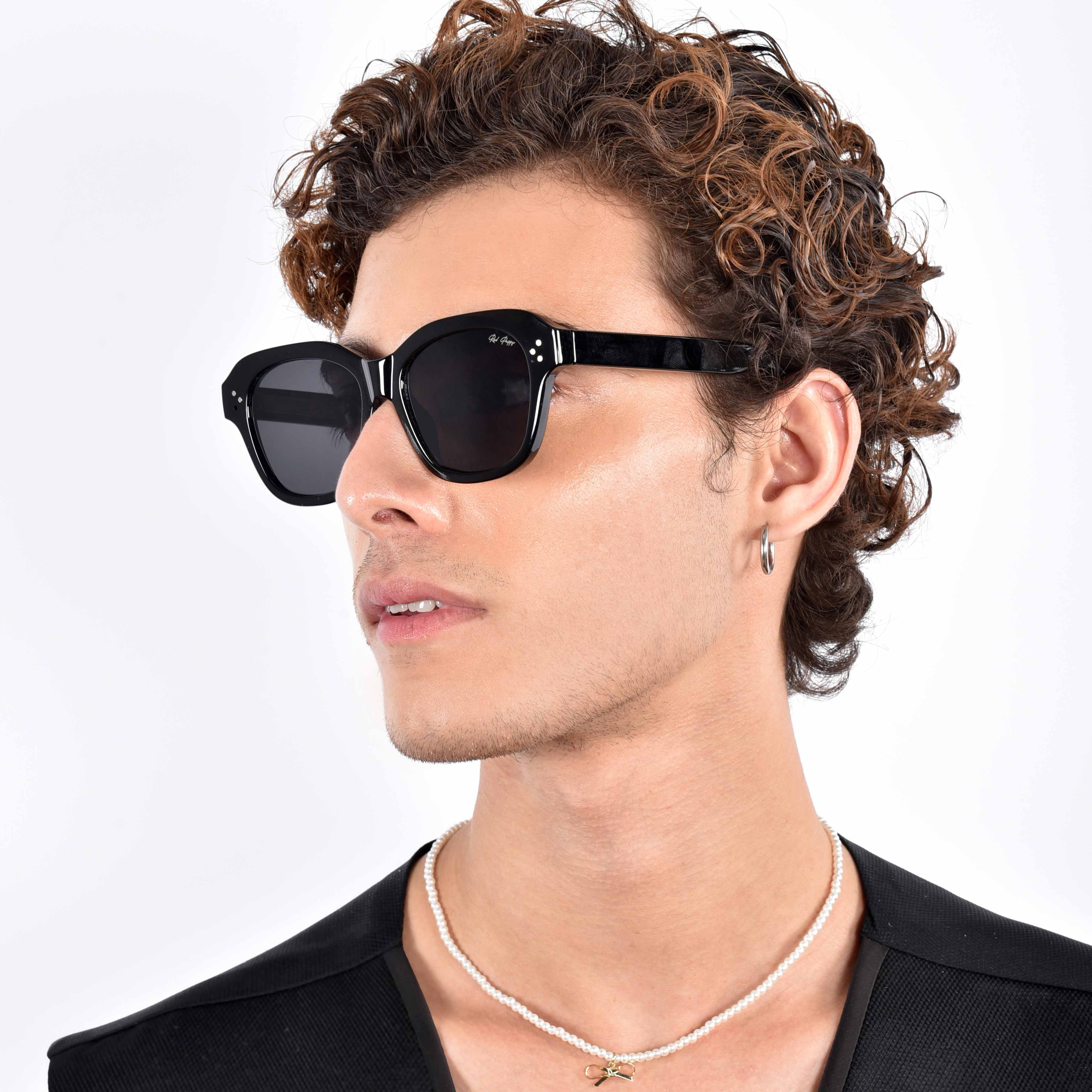 Rayvion Black Square Sunglasses