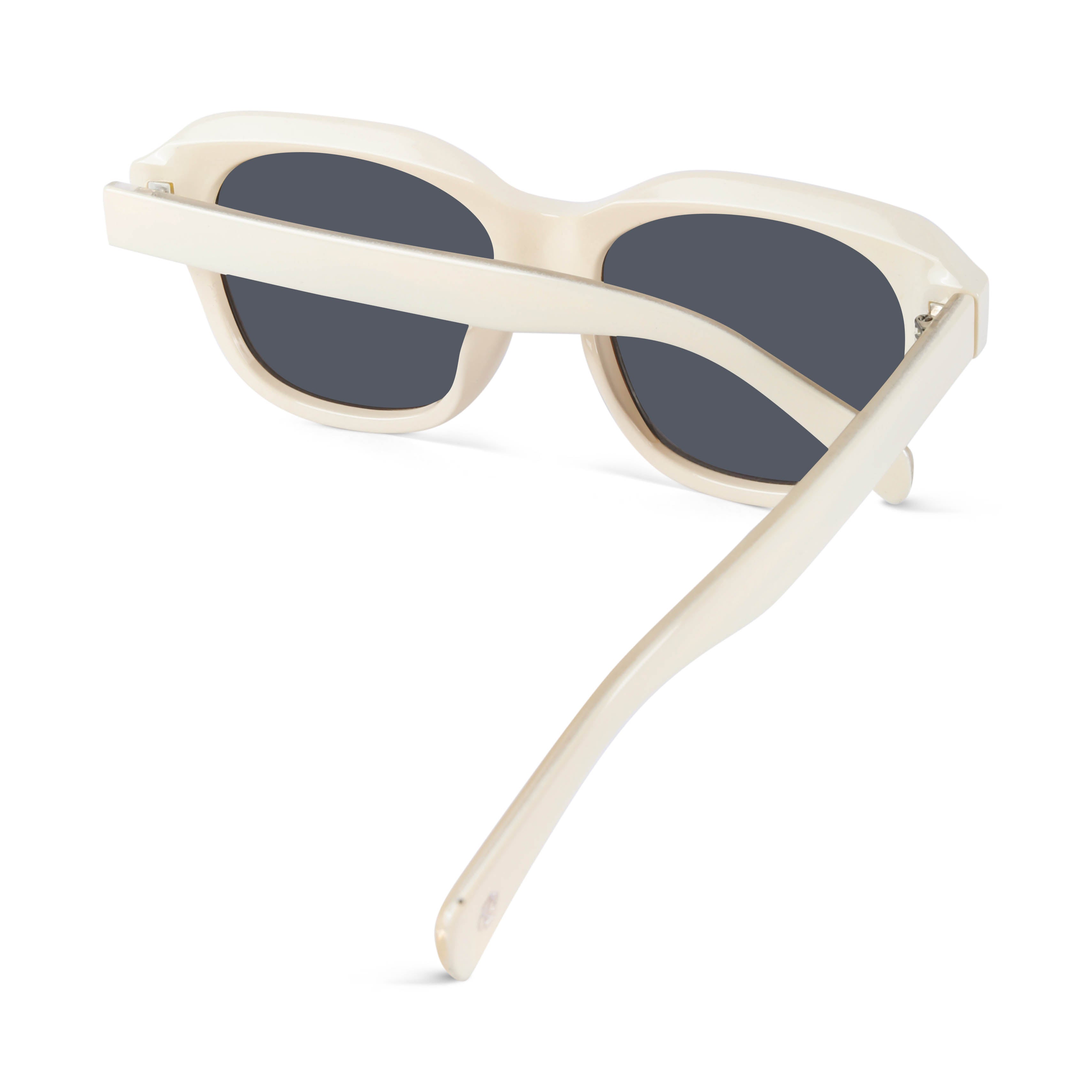 Rayvion Cream Square Sunglasses
