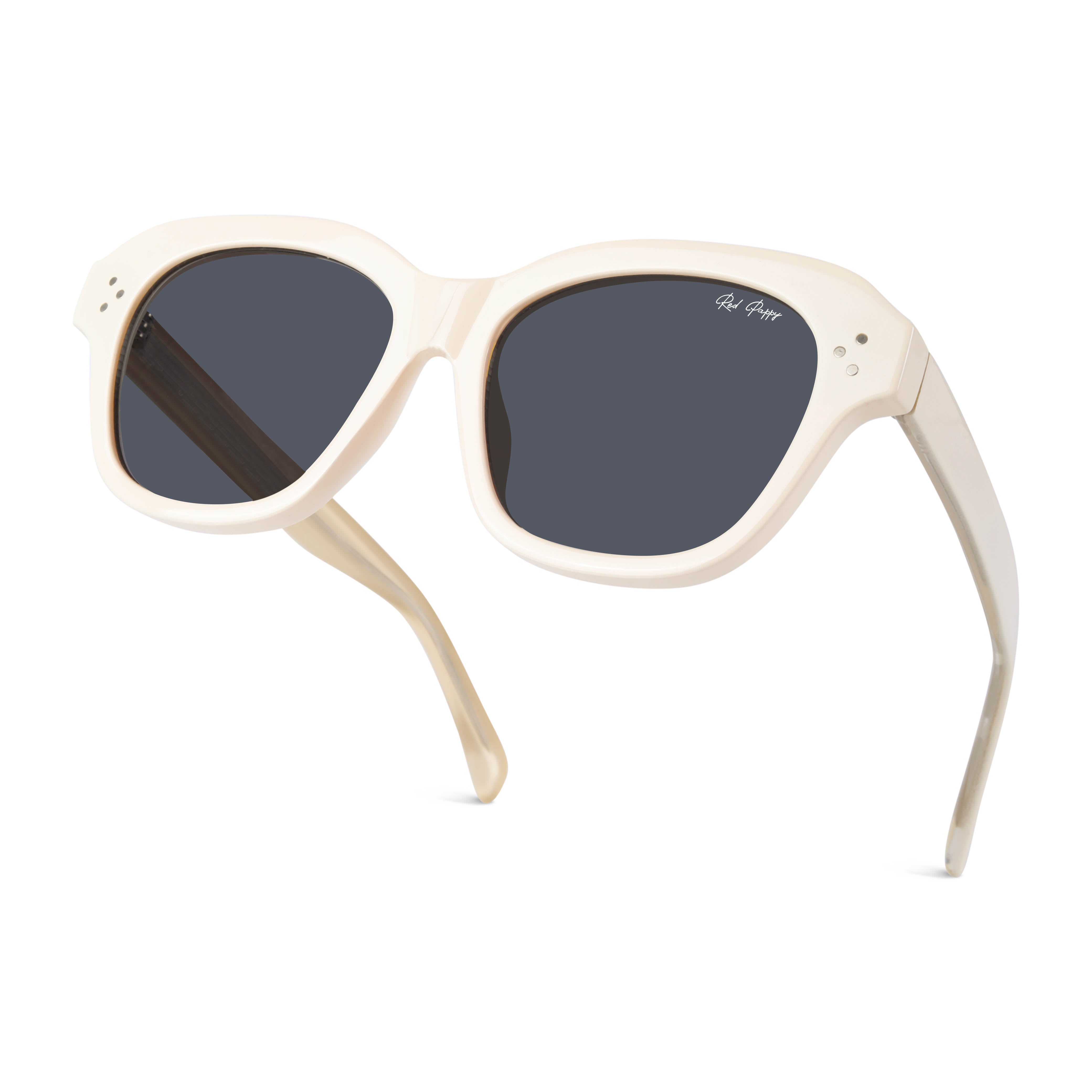 Rayvion Cream Square Sunglasses