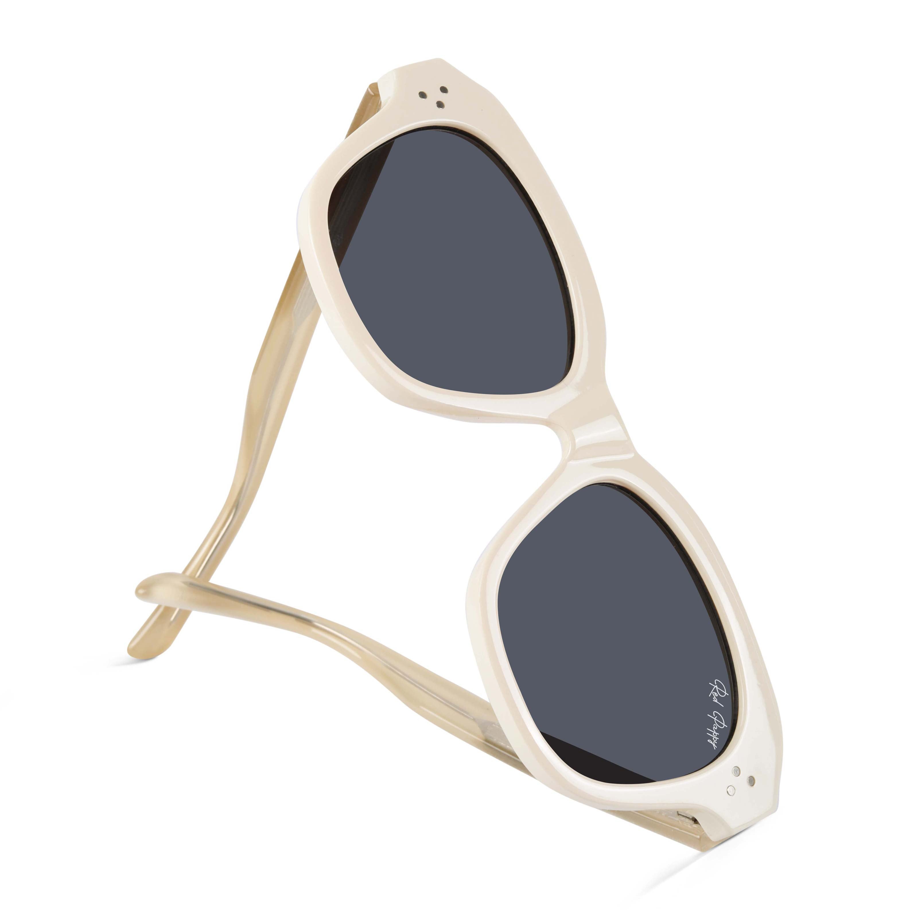 Rayvion Cream Square Sunglasses