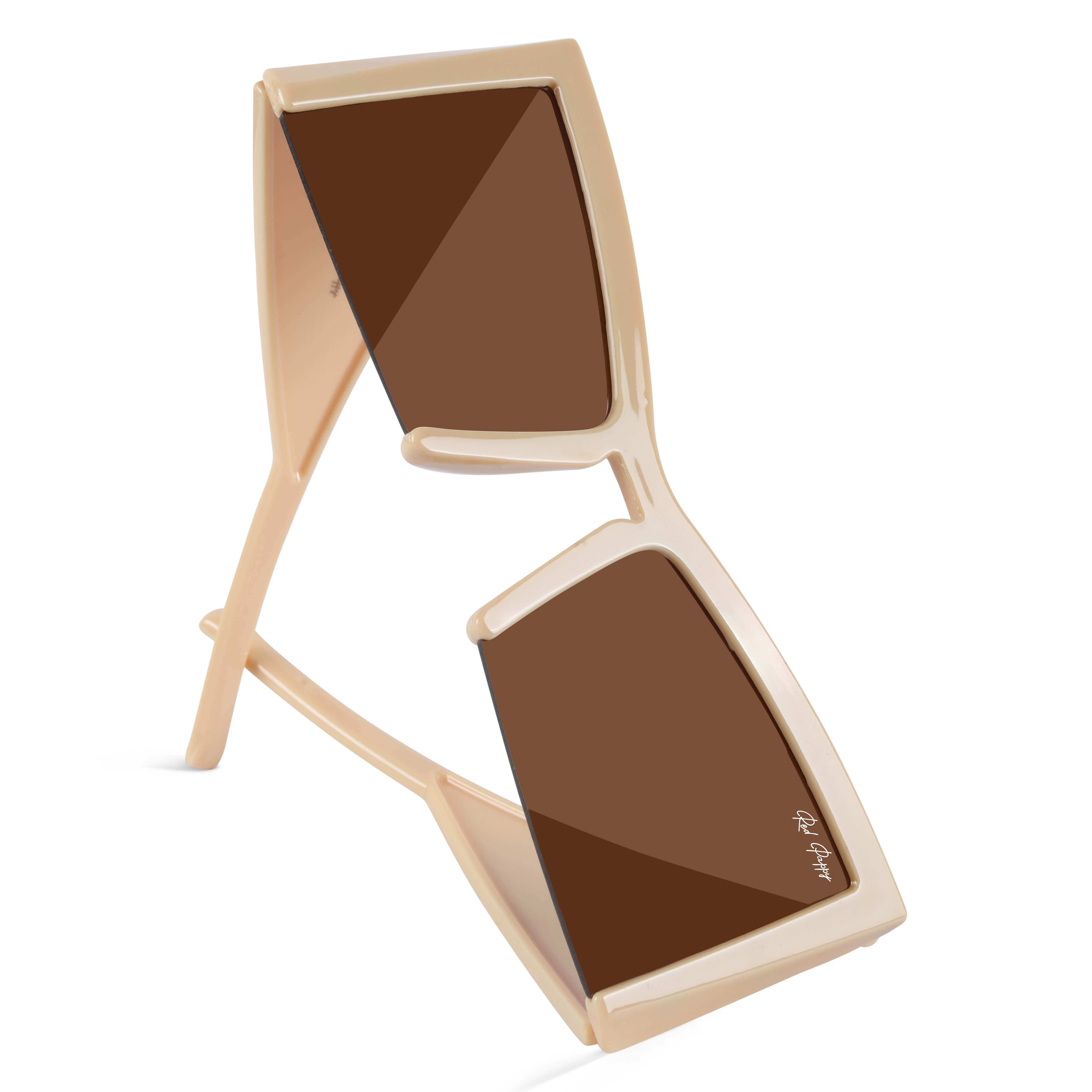 Stellara Brown Cateye Sunglasses