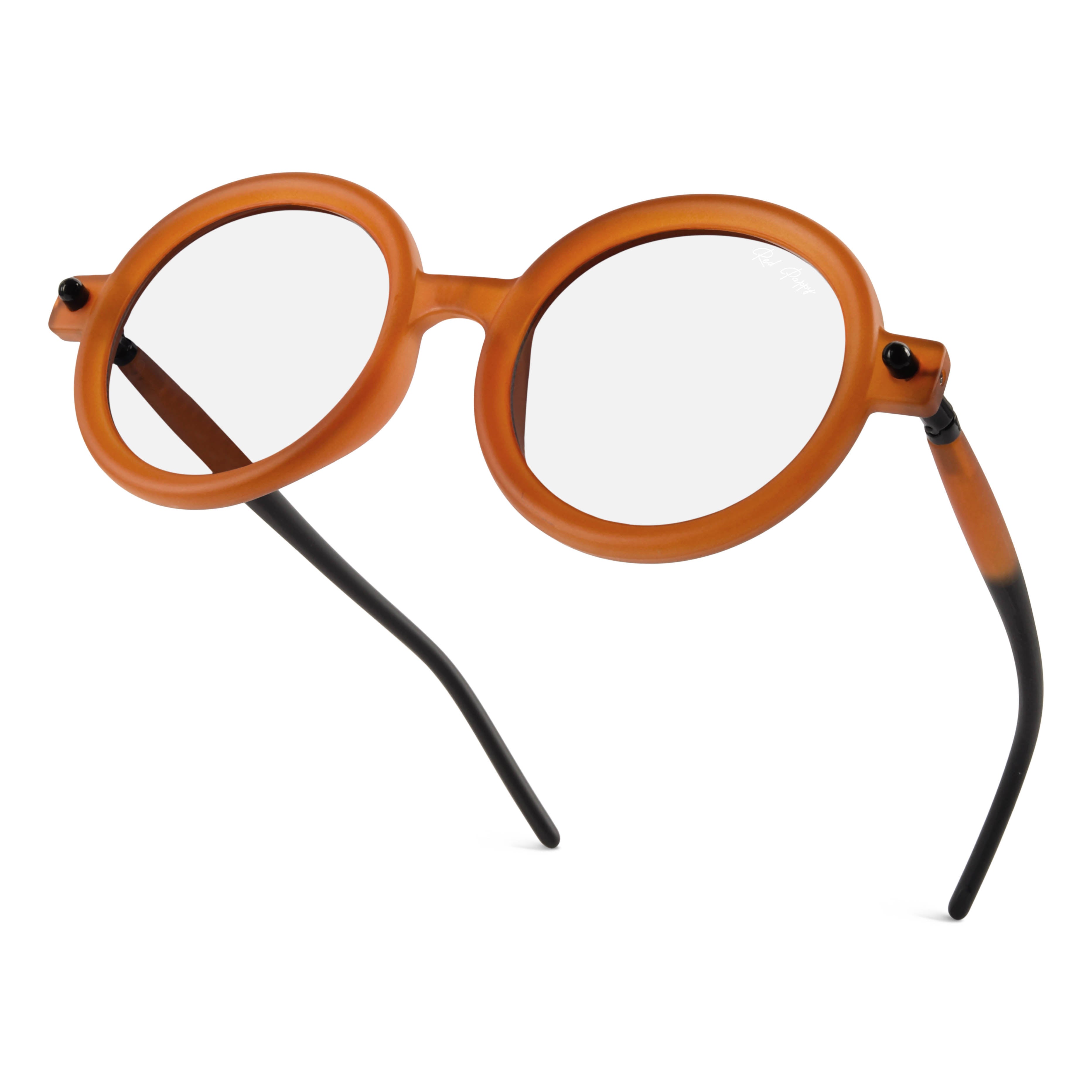 Swirl Transparent Round Sunglasses