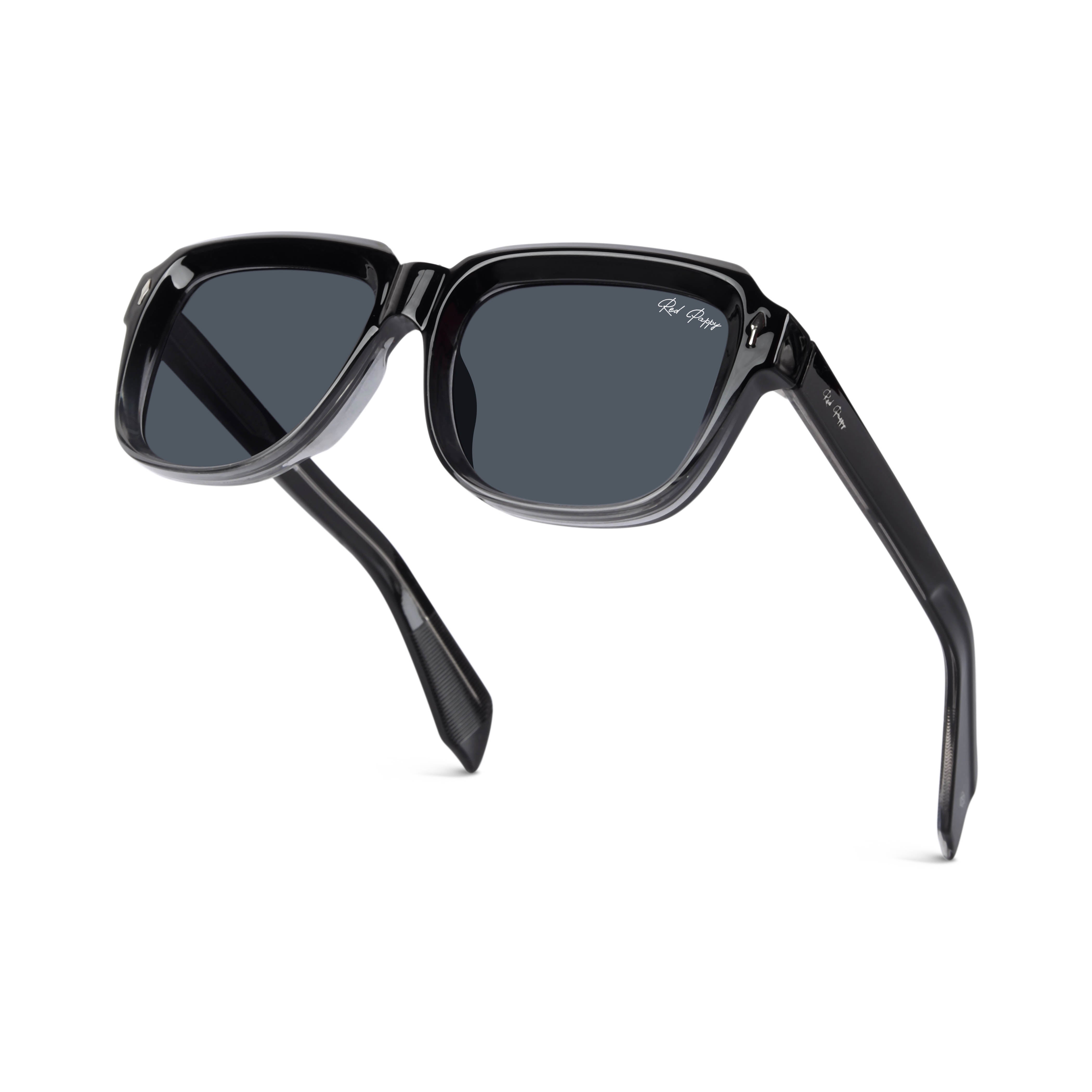 Thryse Black Square Sunglasses