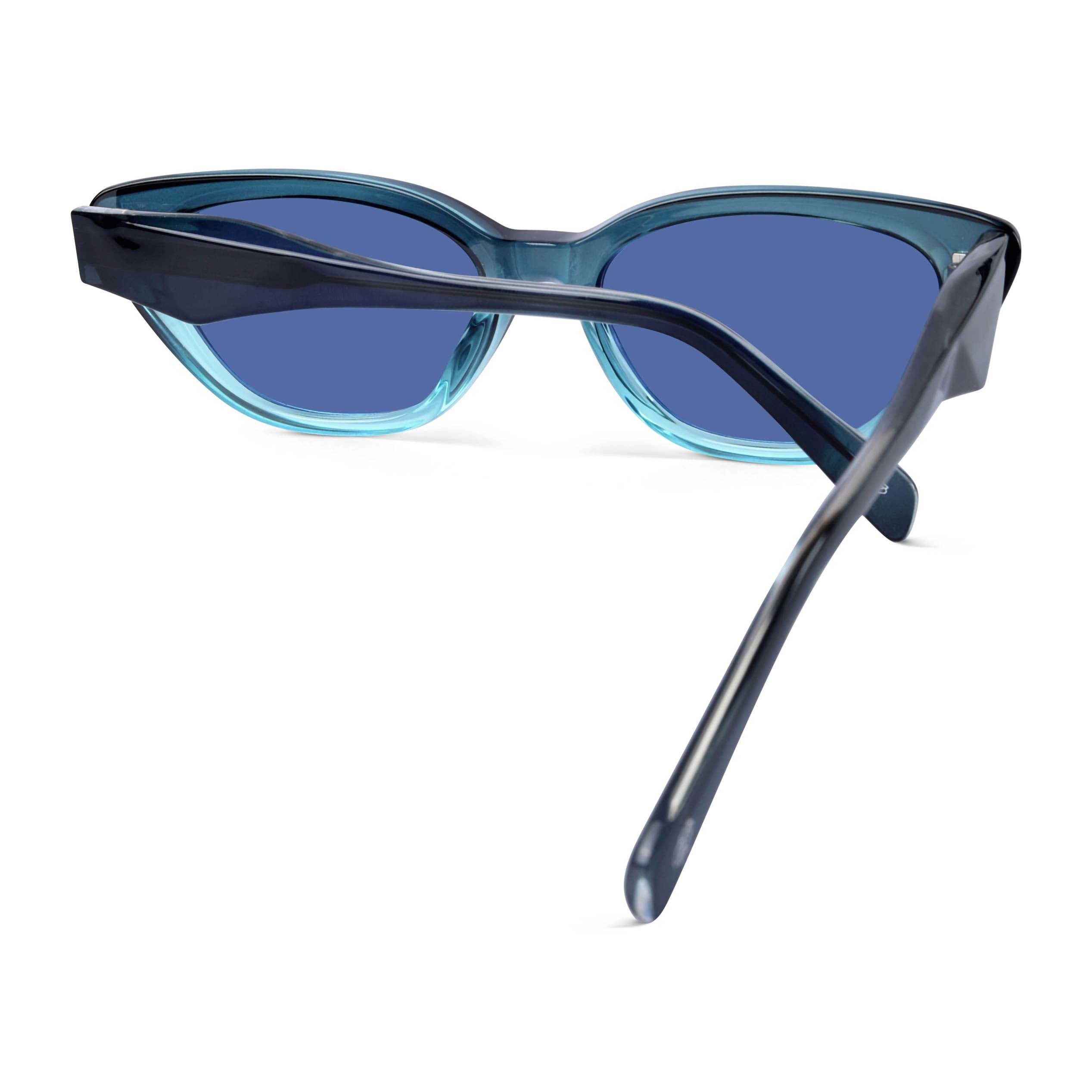 Thryse Blue Cateye Sunglasses