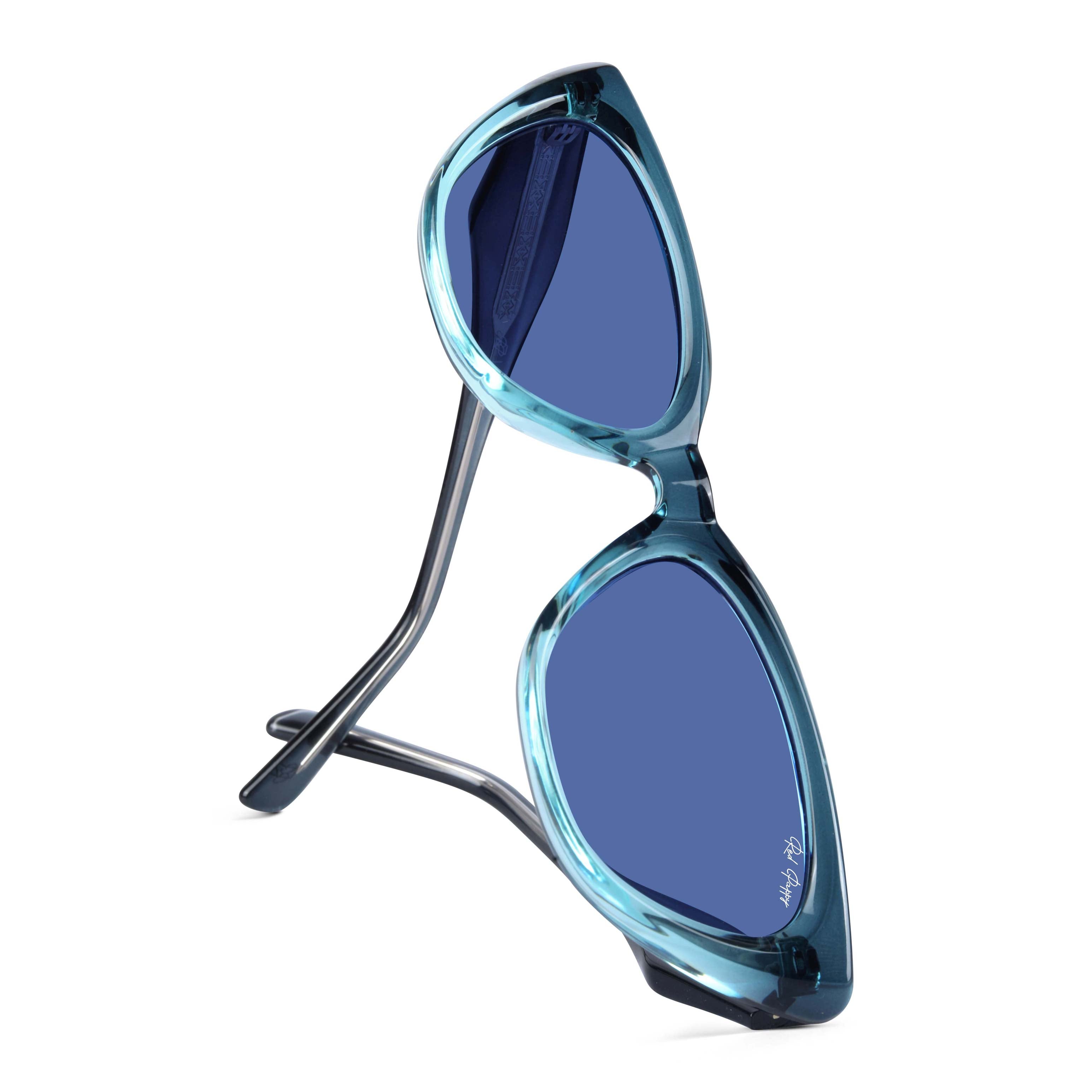 Thryse Blue Cateye Sunglasses