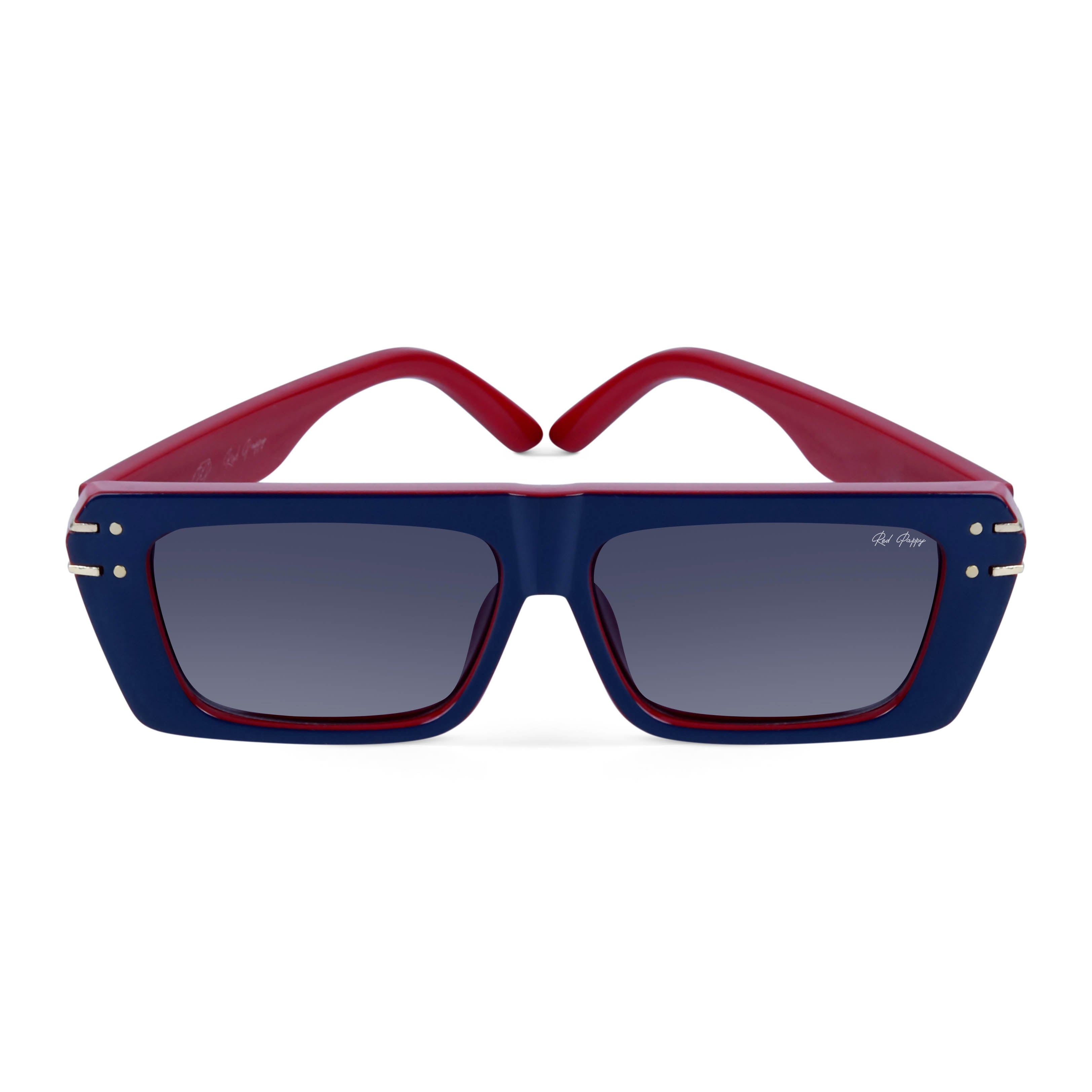 Tyntix Red Rectangle Sunglasses