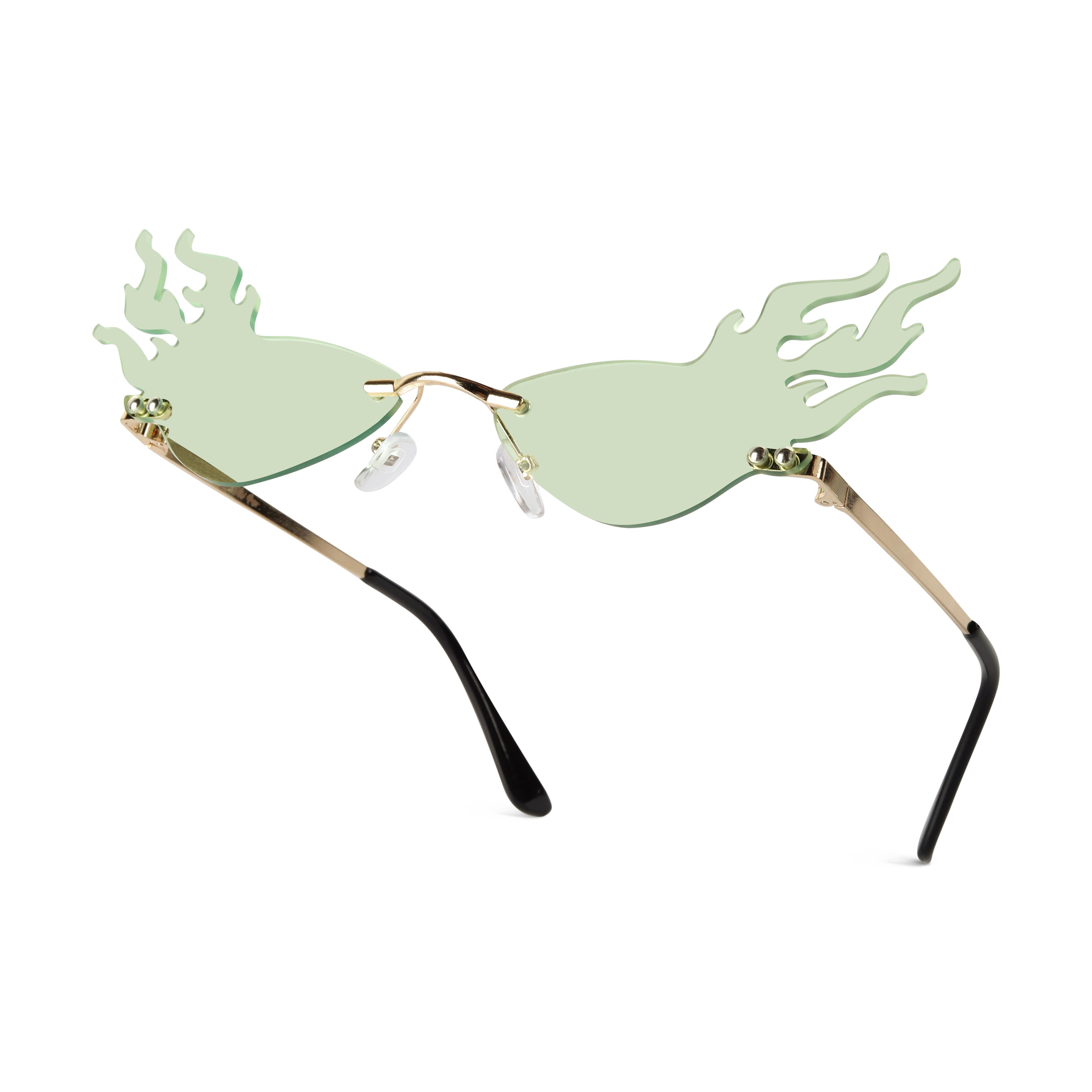 Velora Green Fire Sunglasses