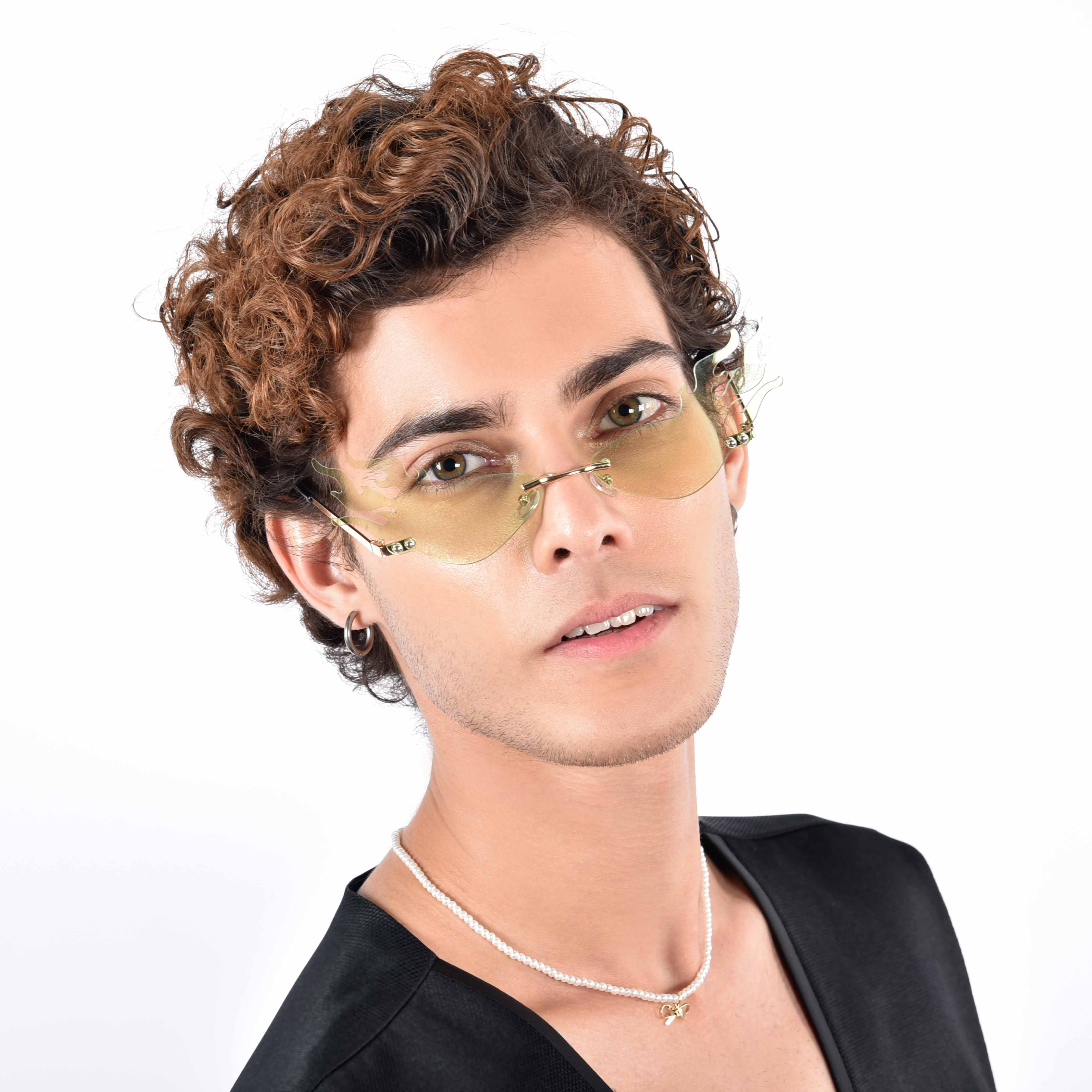 Velora Green Fire Sunglasses