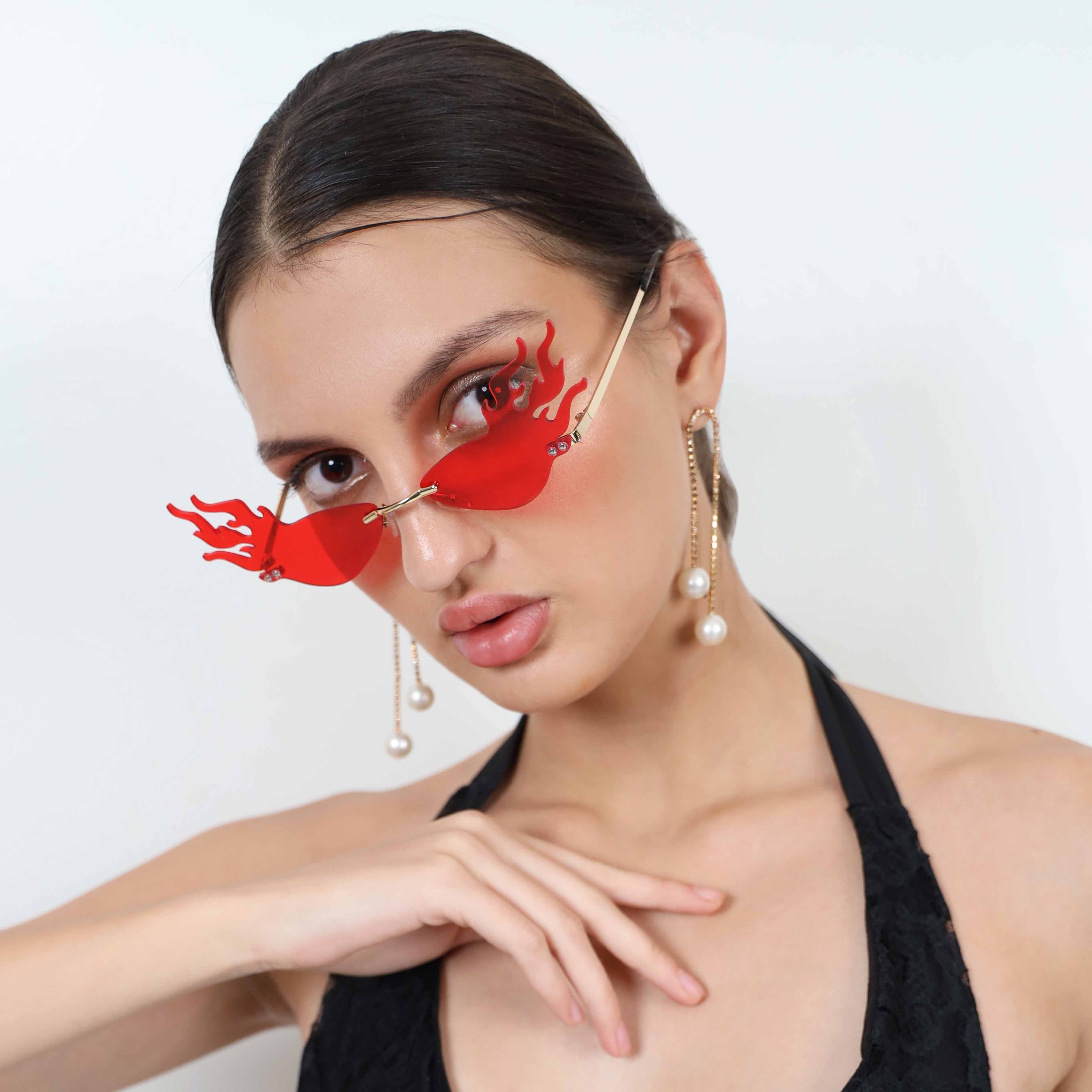 Velora Red Fire Sunglasses