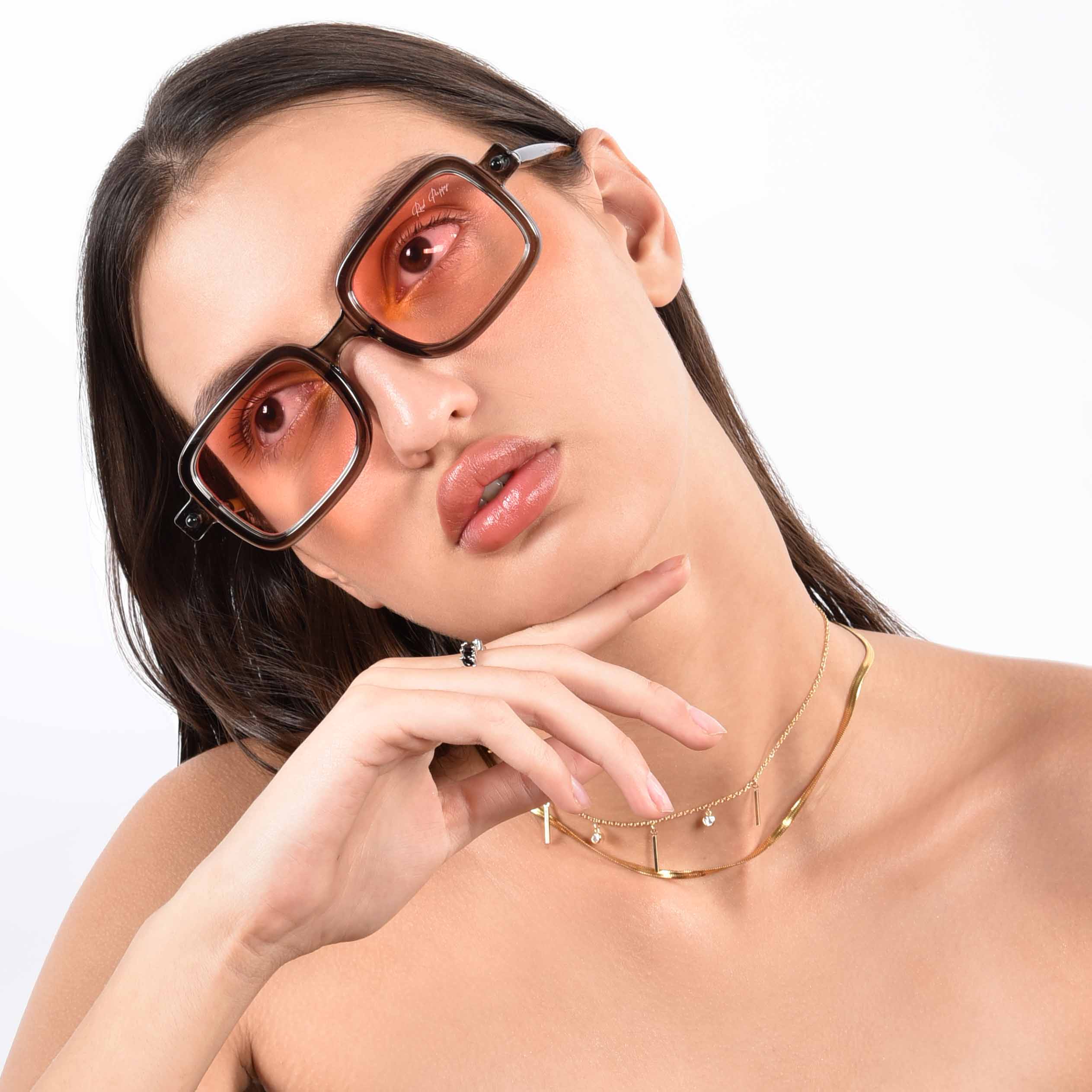 Vexor Red Square Sunglasses