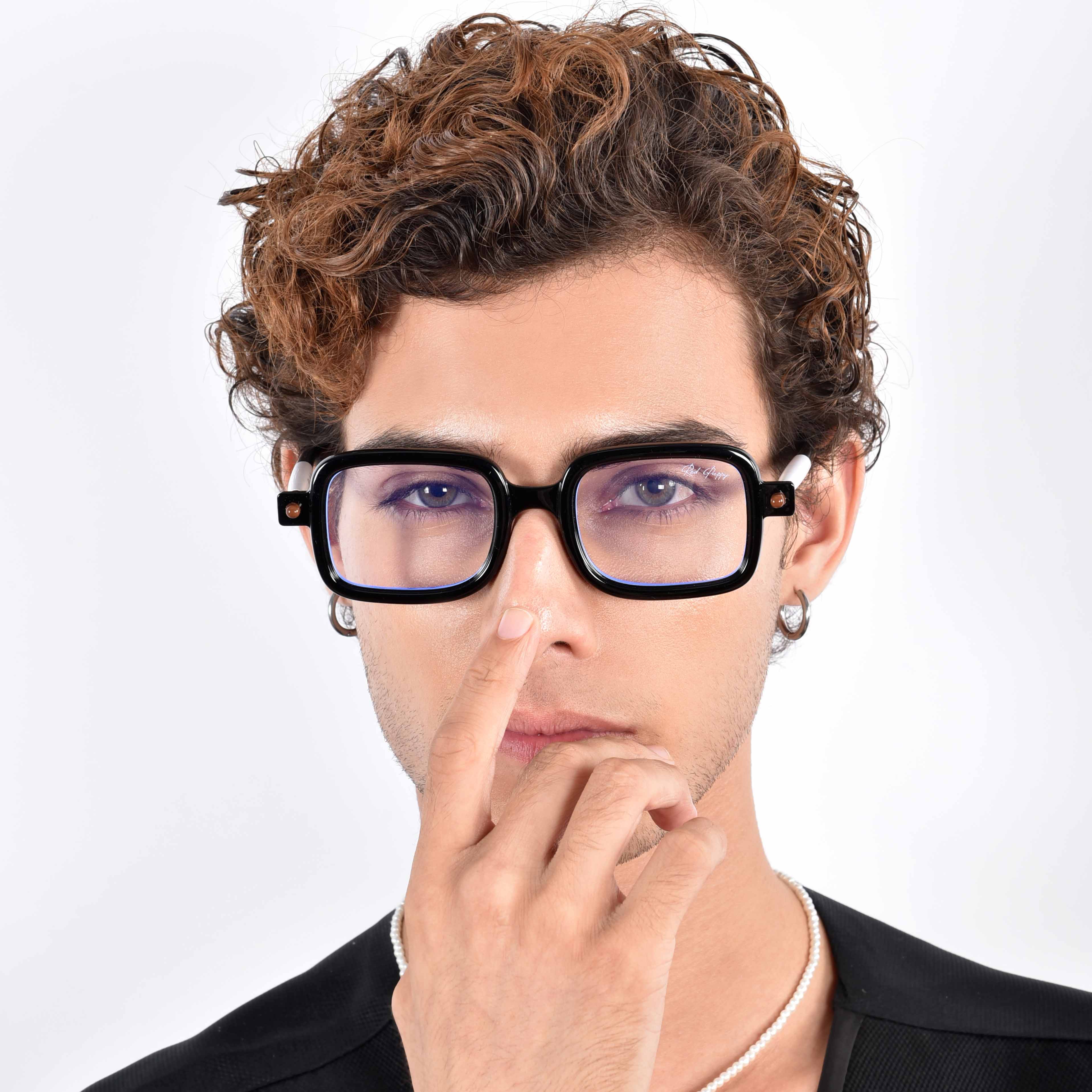 Vexor Transparent Square Sunglasses