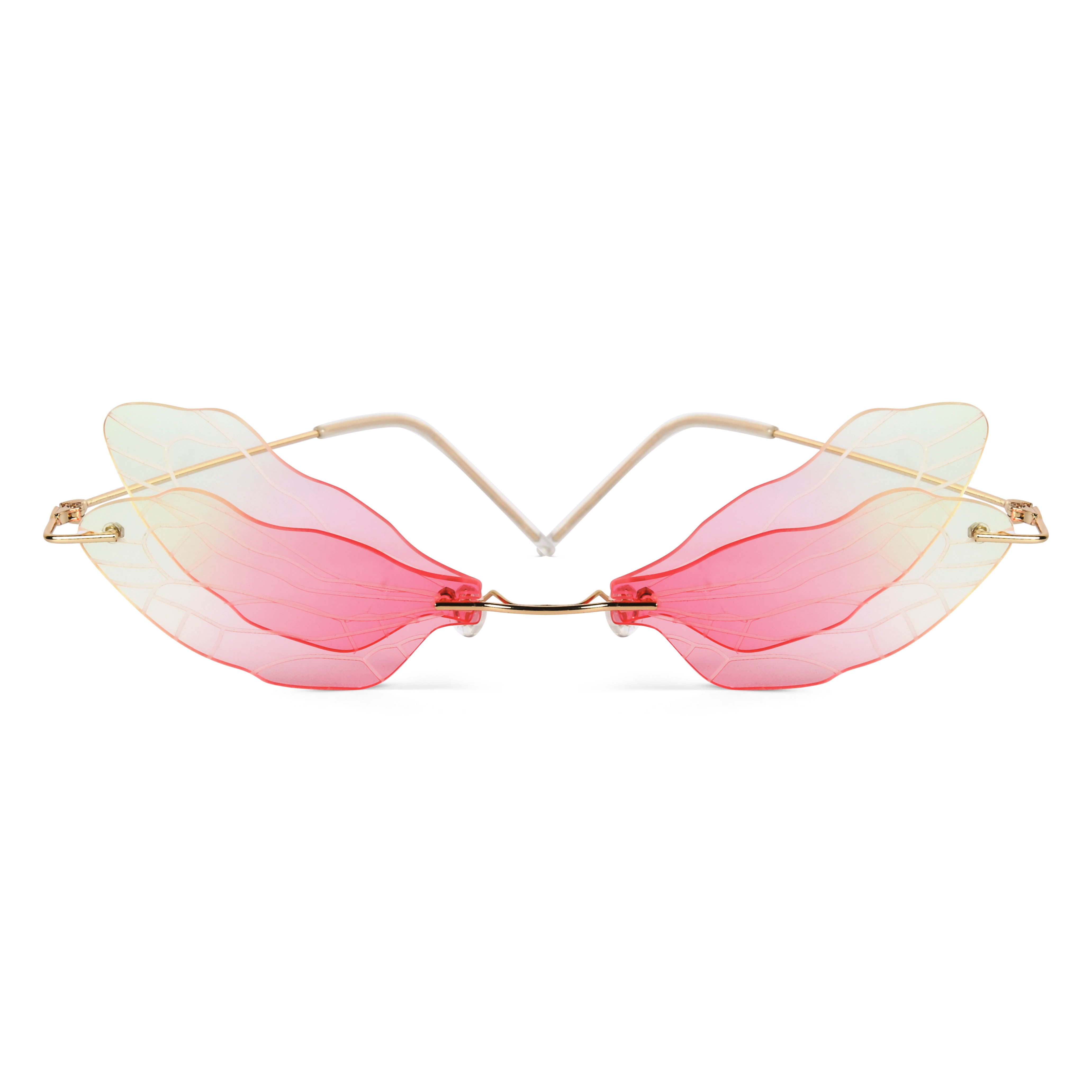 Zanthe Light Pink Butterfly Sunglasses