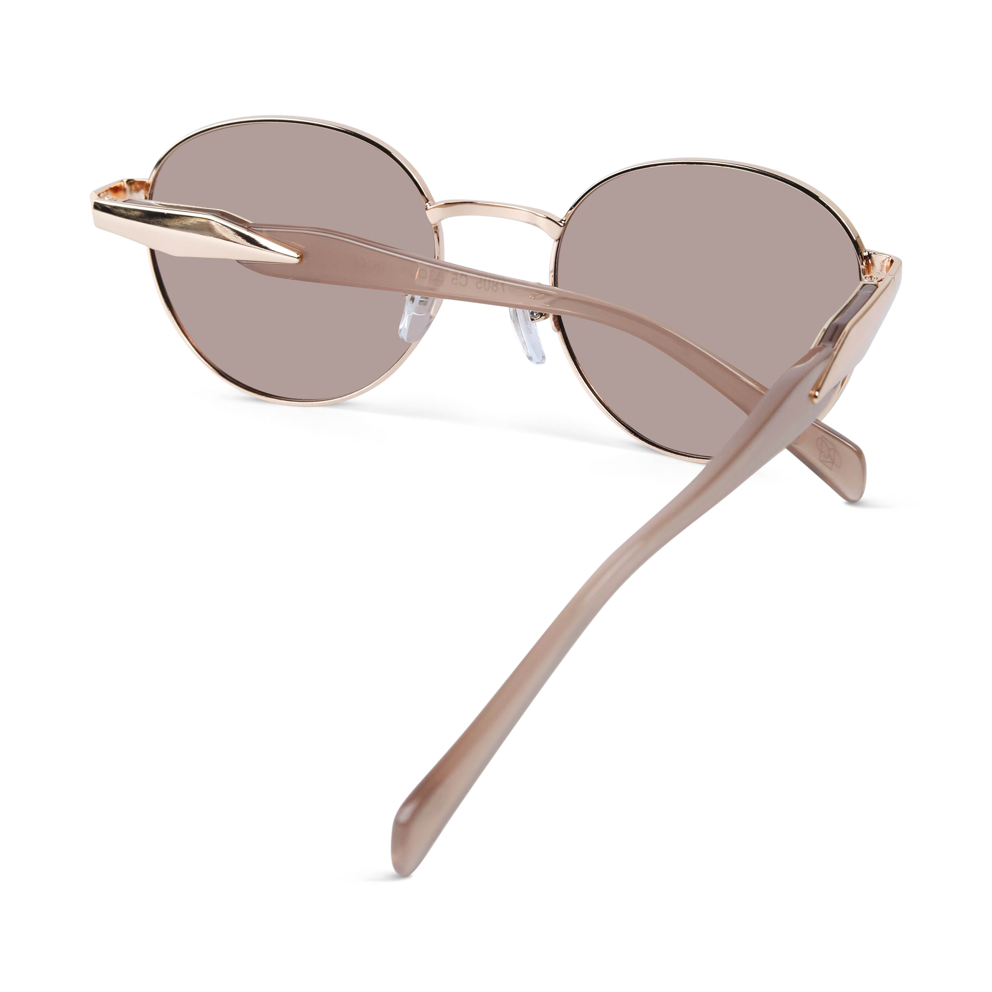 Zenon Golden Round Sunglasses