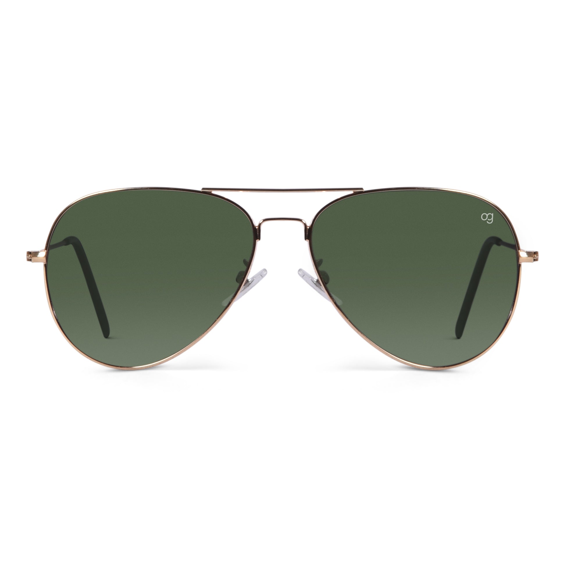 Shockpilot Green Aviator Polarized Sunglasses