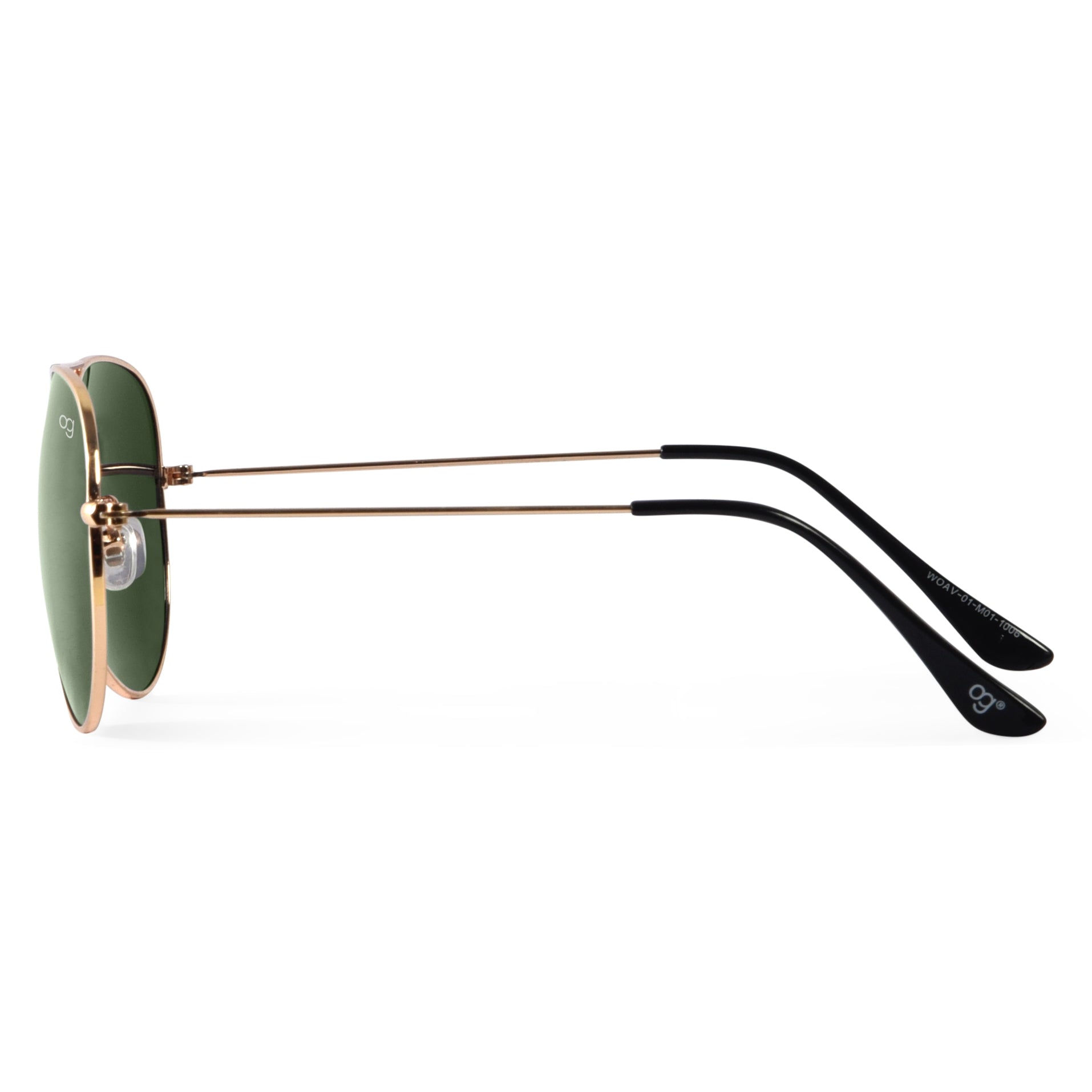 Shockpilot Green Aviator Polarized Sunglasses