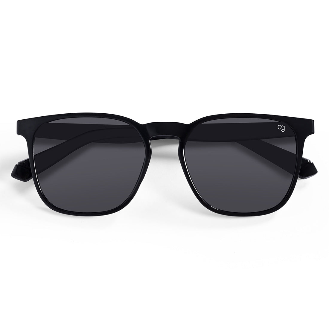Wakandan Black Polarized Square Sunglasses