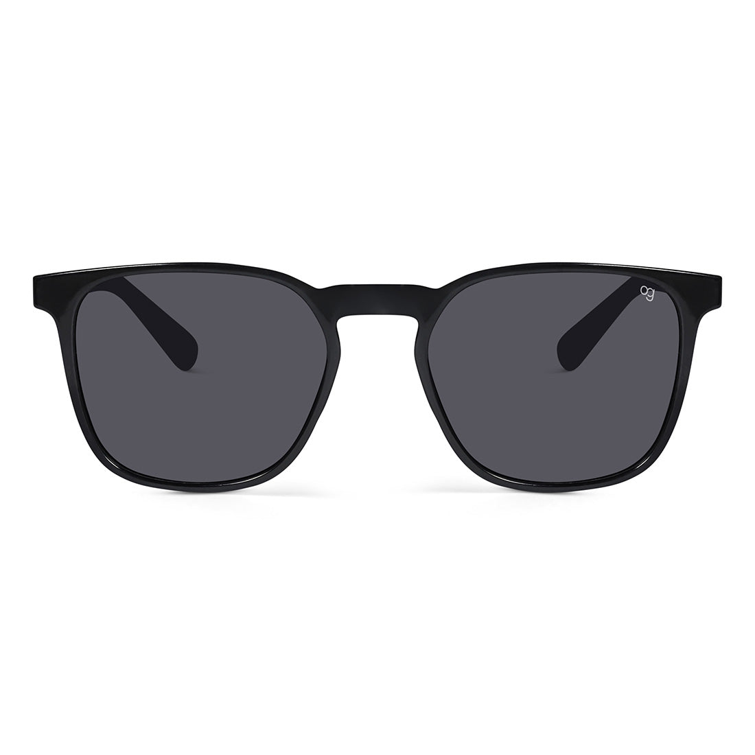 Wakandan Black Polarized Square Sunglasses