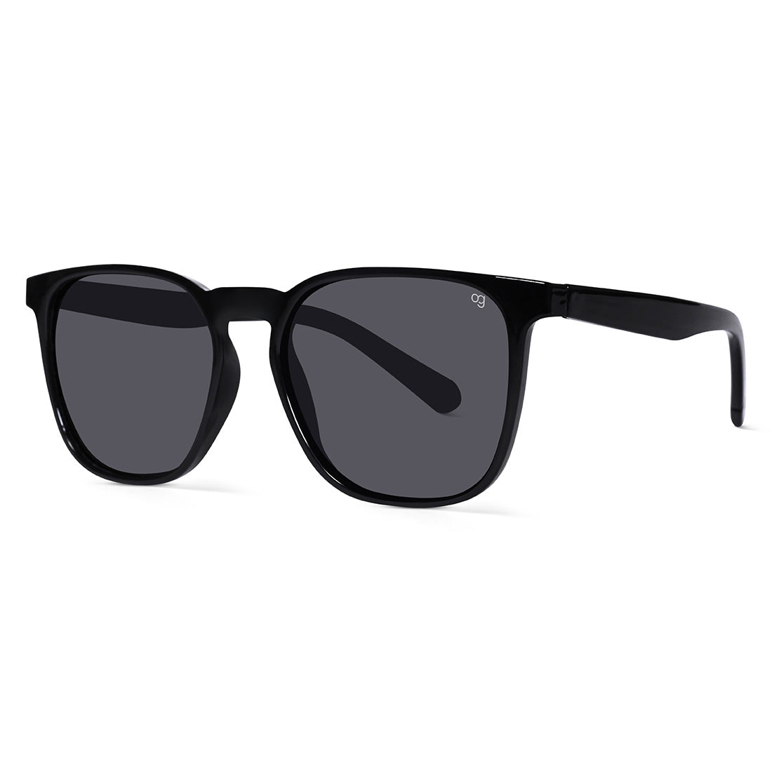 Wakandan Black Polarized Square Sunglasses