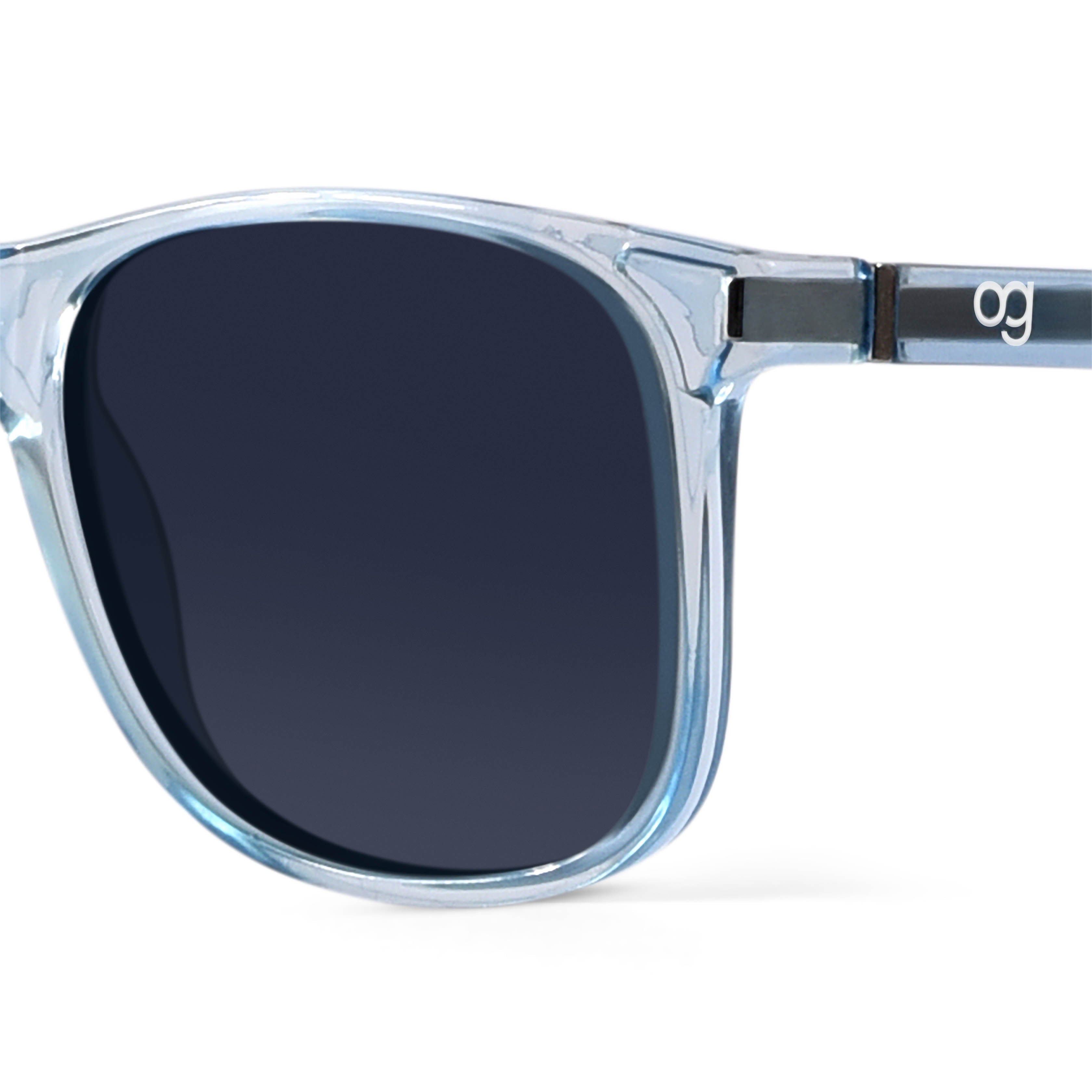 Azure Eyes Polarized Square Sunglasses