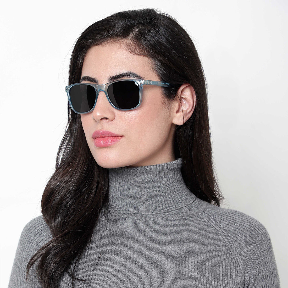 Azure Eyes Polarized Square Sunglasses