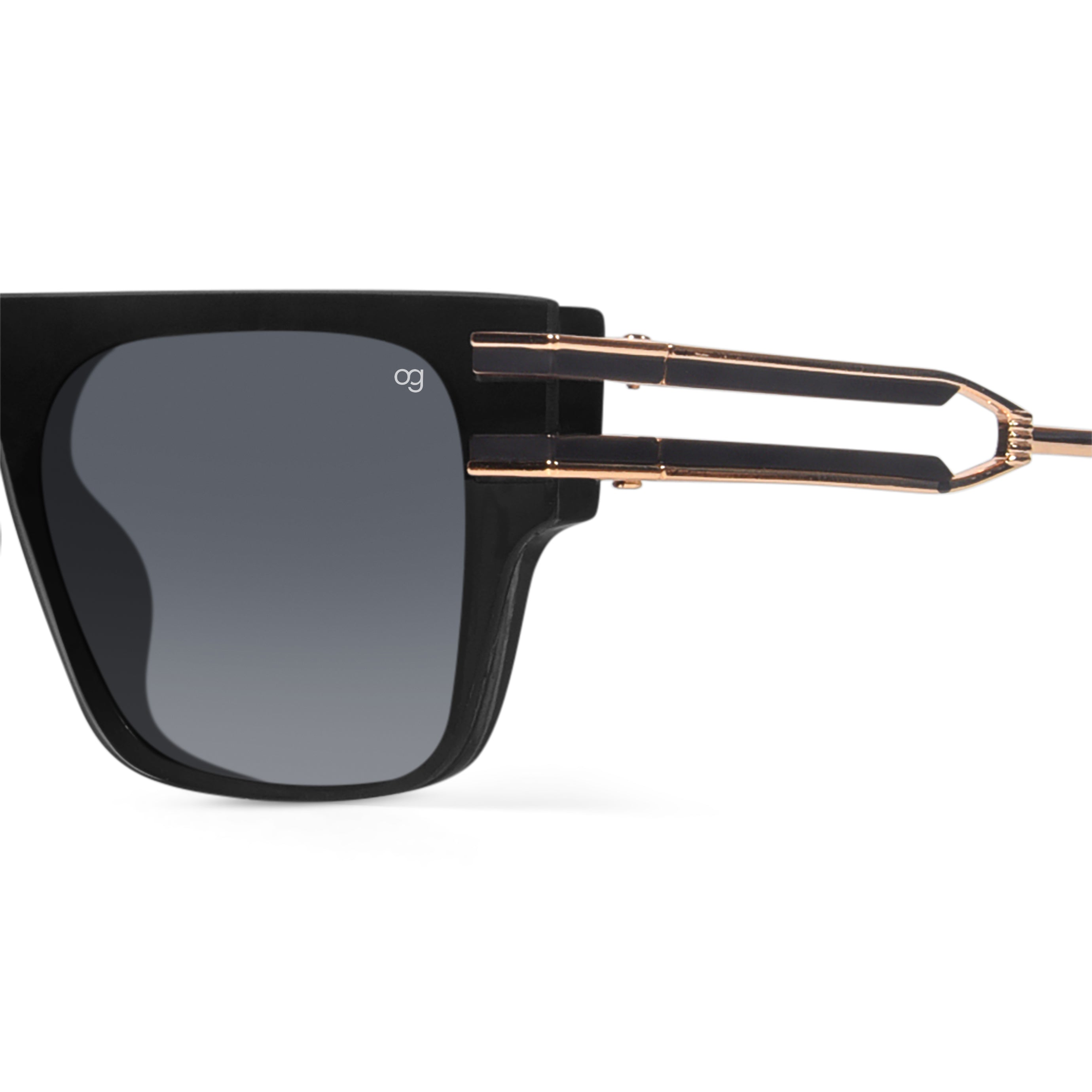 Monolith Black Rectangle Sunglasses